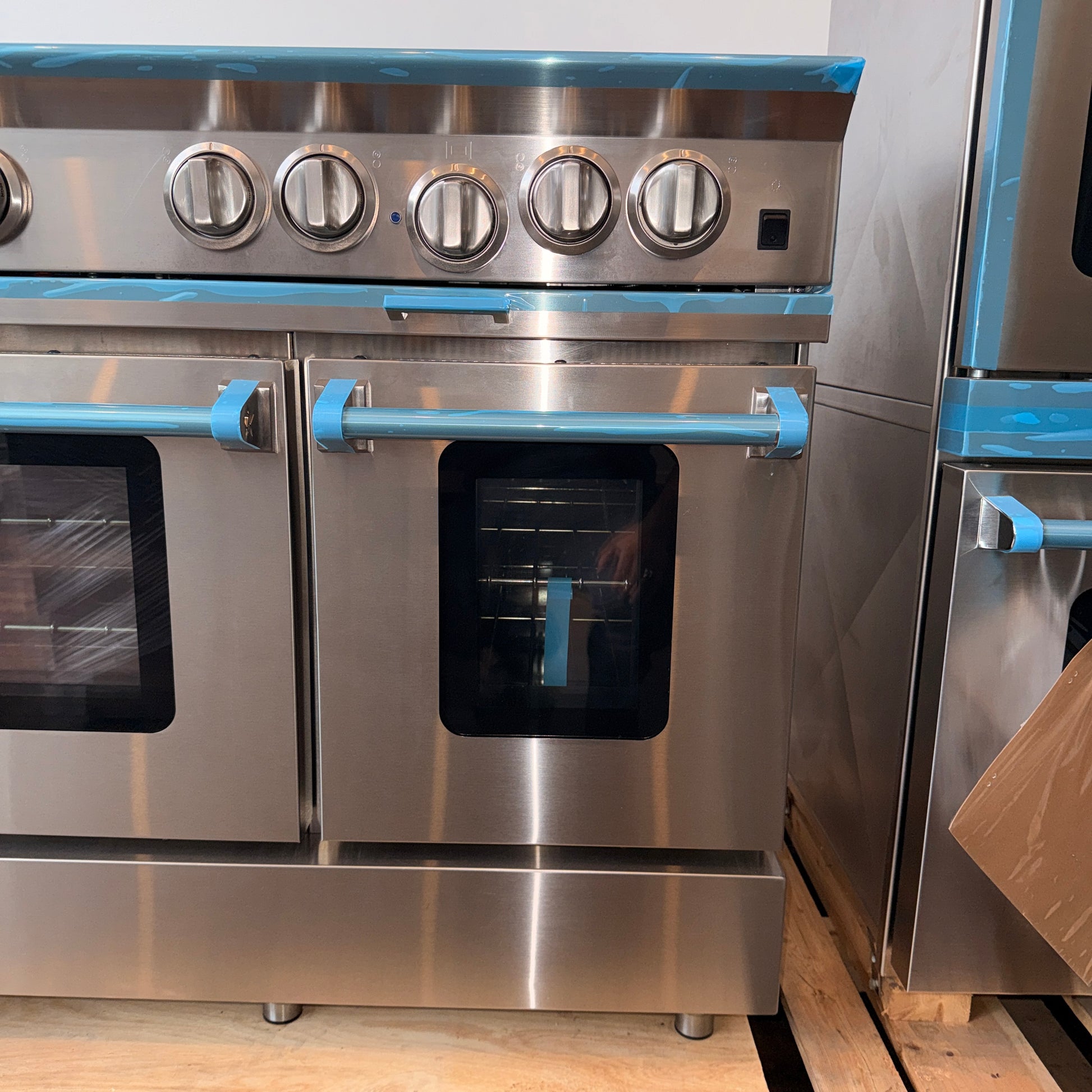 Refurbished: BlueStar BSP488B 48” Professional Gas Range 8 Burner Platinum Series
