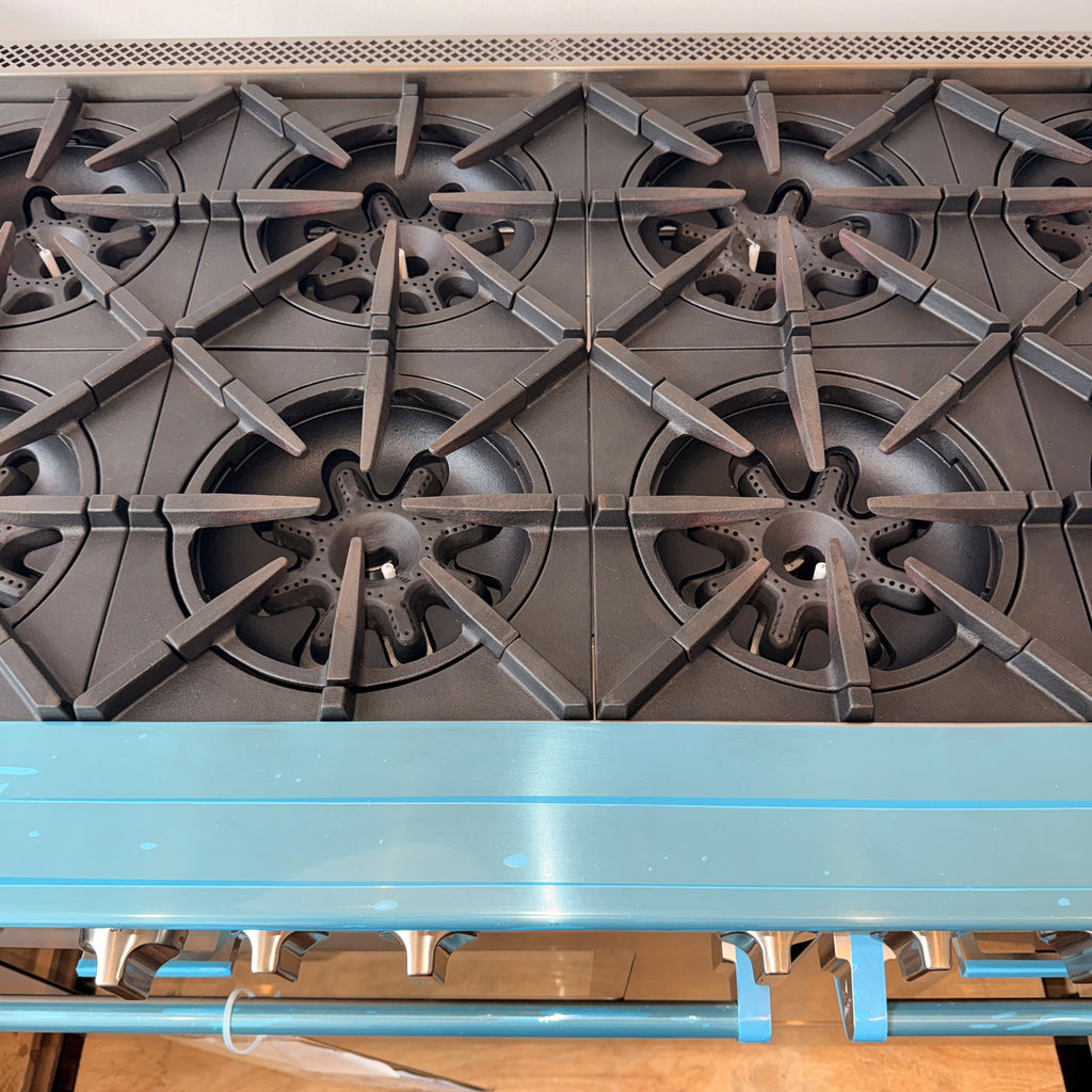 Refurbished: BlueStar BSP488B 48” Professional Gas Range 8 Burner Platinum Series