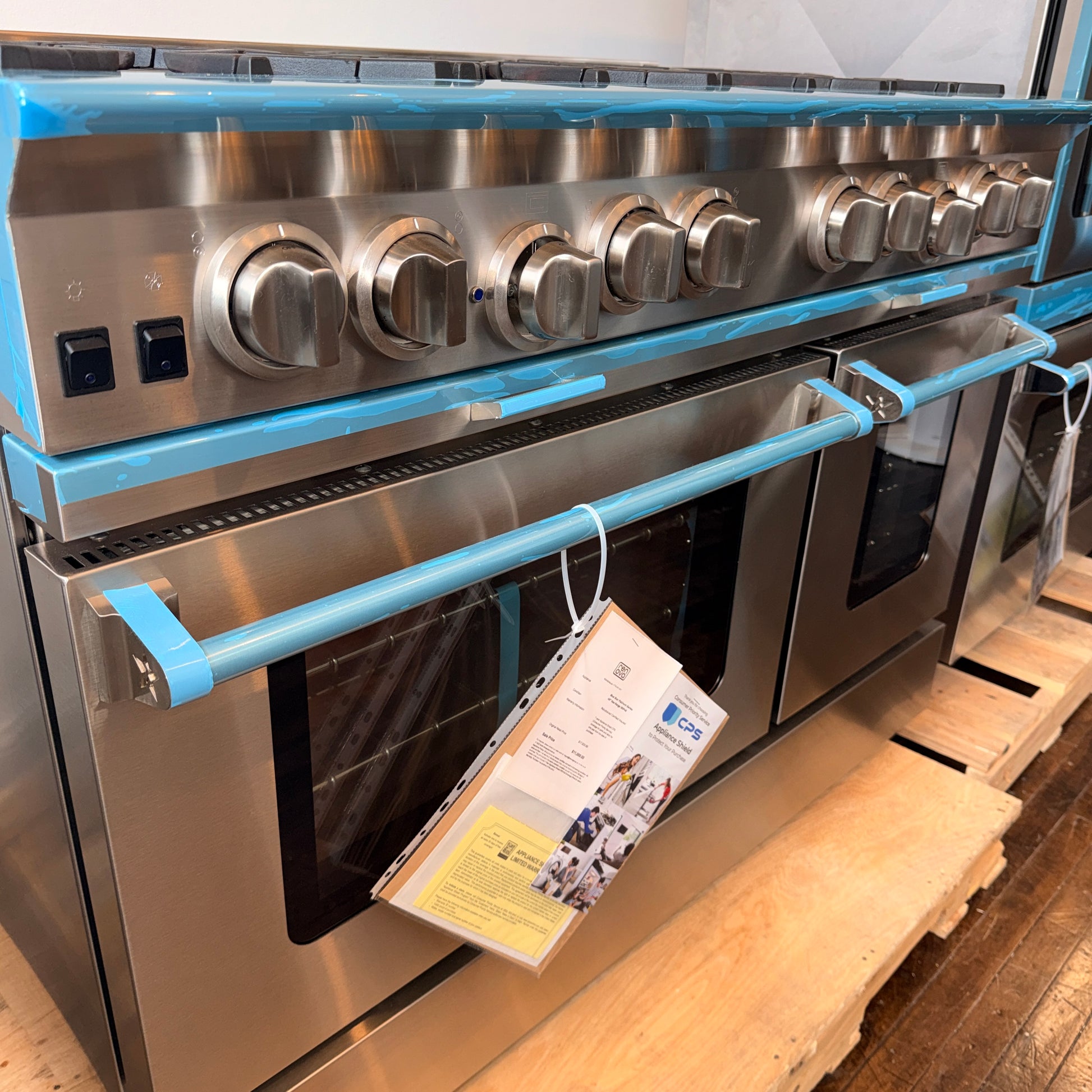 Refurbished: BlueStar BSP488B 48” Professional Gas Range 8 Burner Platinum Series
