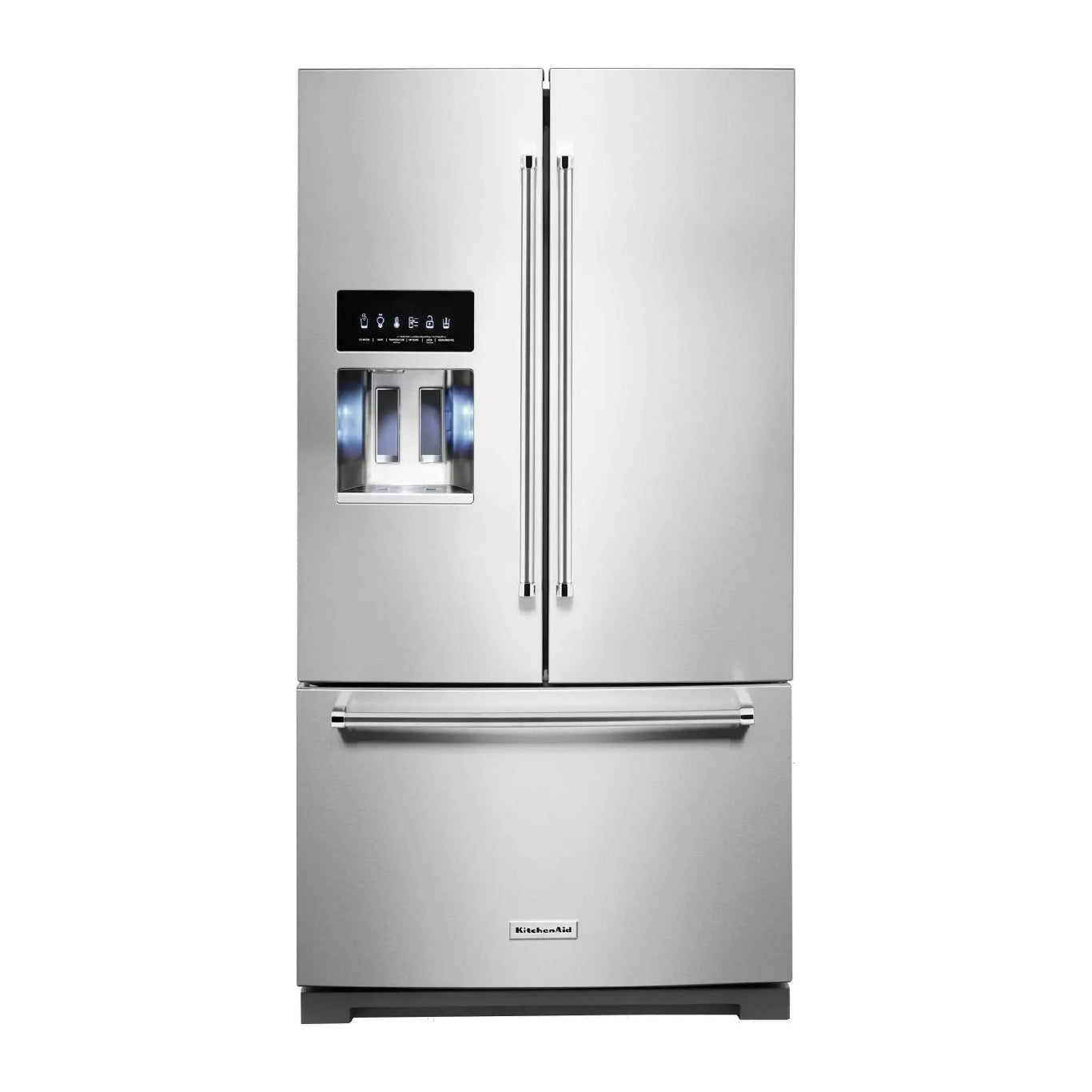 Used: Kitchenaid 26.8 cu ft French Door Refrigerator - Stainless Steel