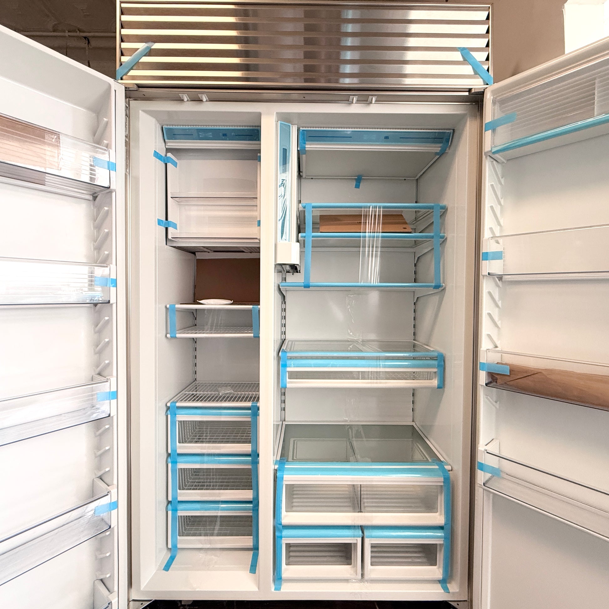 Refurbished: Sub-Zero 695/S 48” Side By Side Refrigerator Water/ Ice Dispenser Stainless Steel