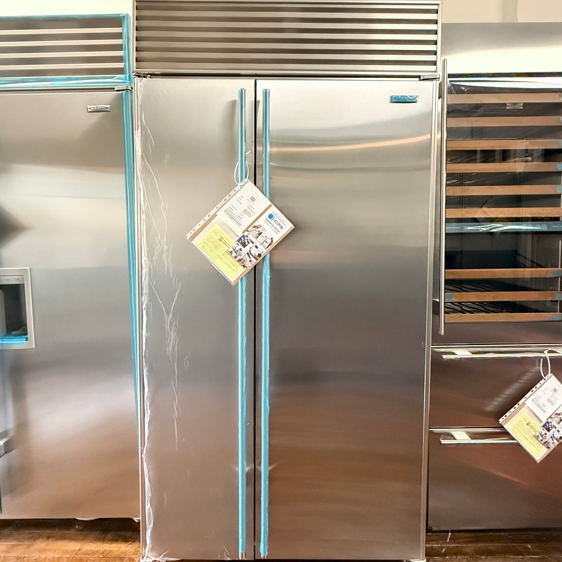 Refurbished: Sub-Zero 642 42” Side By Side Refrigerator Stainless Steel