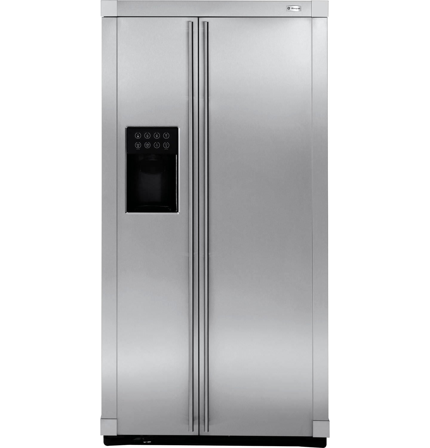 Used: GE Monogram® Free-Standing Side-by-Side Stainless Steel-Wrapped Refrigerator ZFSB23DXSS
