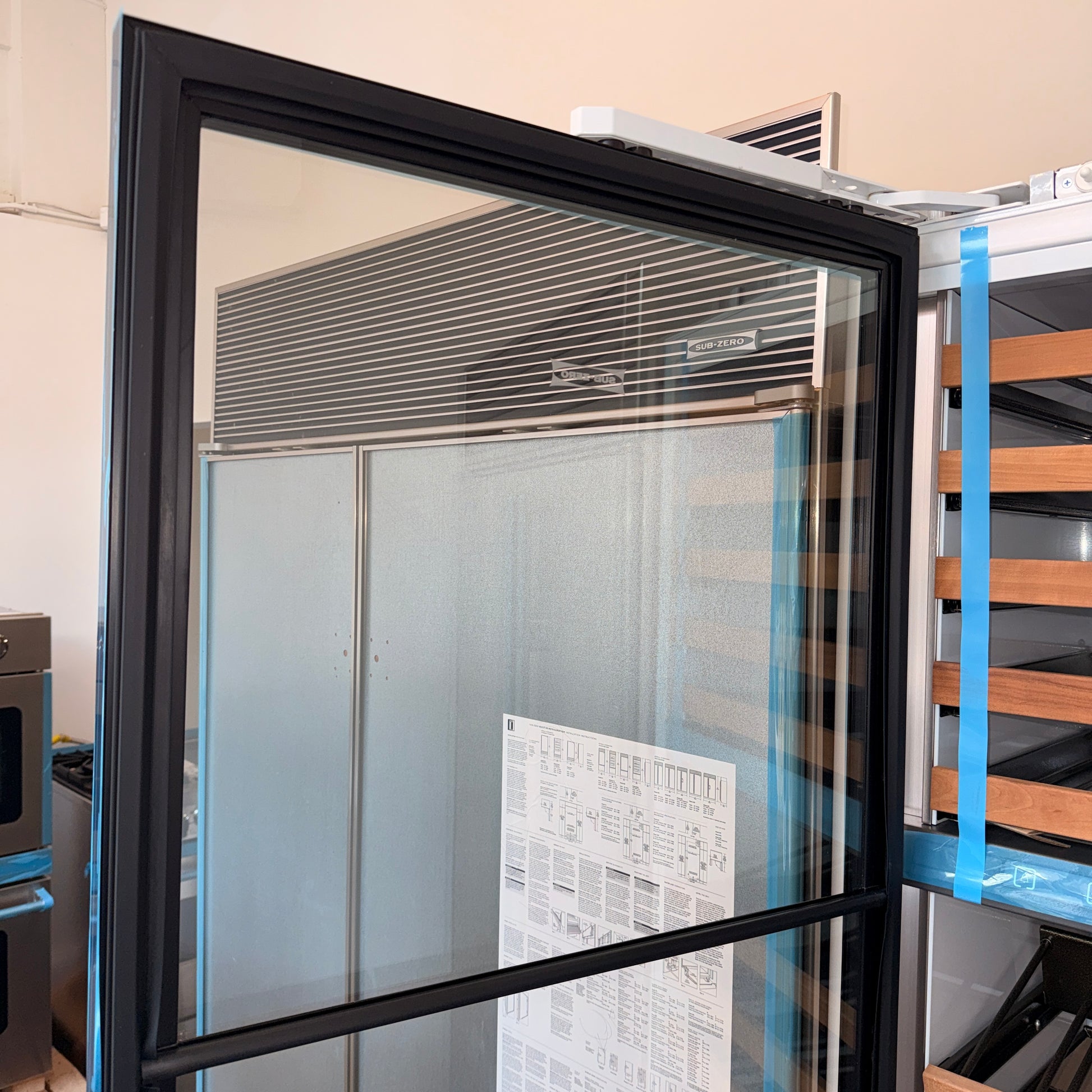 Refurbished: Sub-Zero 427G-2 Wine Cooler 27” Built-In Glass Door Refrigerator