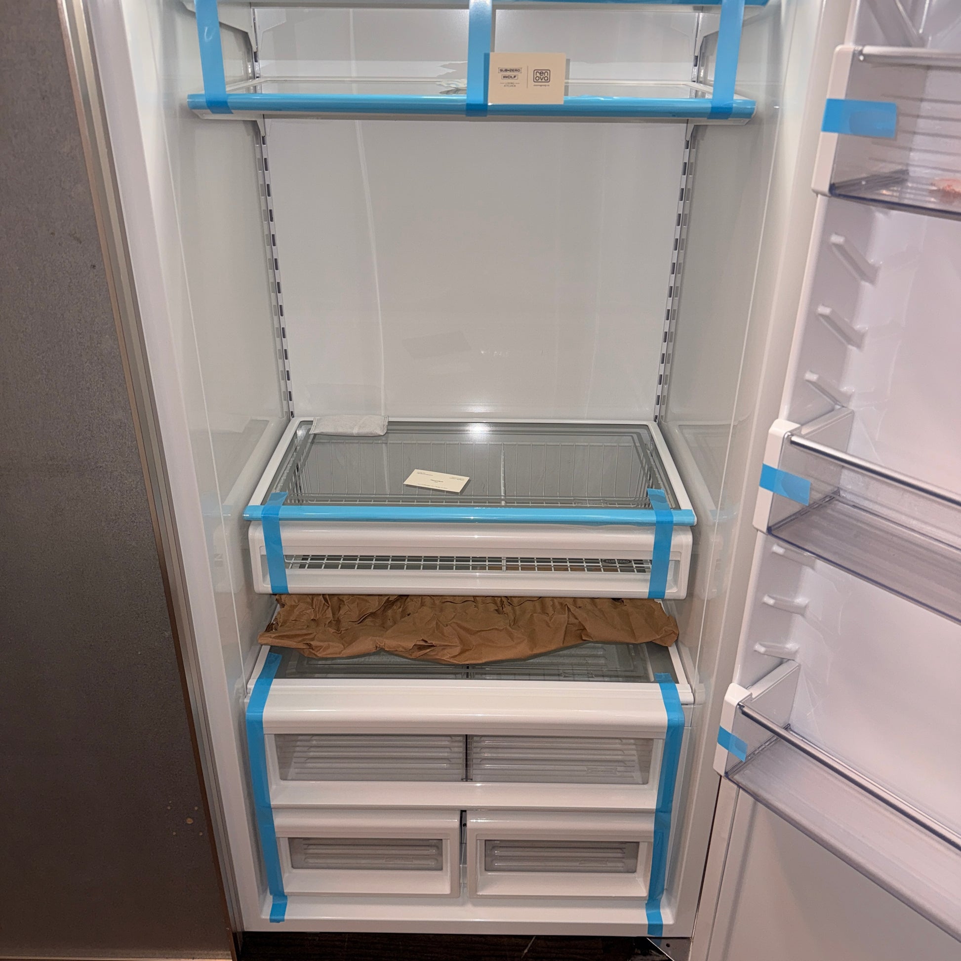 Refurbished: Sub-Zero 632/O 48” Built-In Side-by-Side Refrigerator Freezer | Panel Ready
