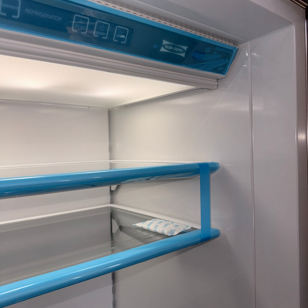 Sub-Zero 632/F 48” Overlay Panel Ready Built-In Side-by-Side Refrigerator/Freezer