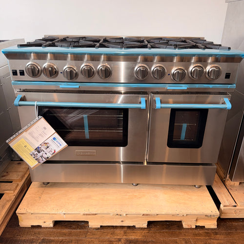 Refurbished: BlueStar BSP488B 48” Professional Gas Range 8 Burner Platinum Series