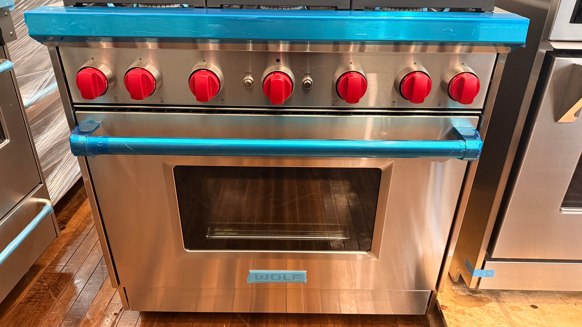 Refurbished: Wolf GR366” 36” Gas Range