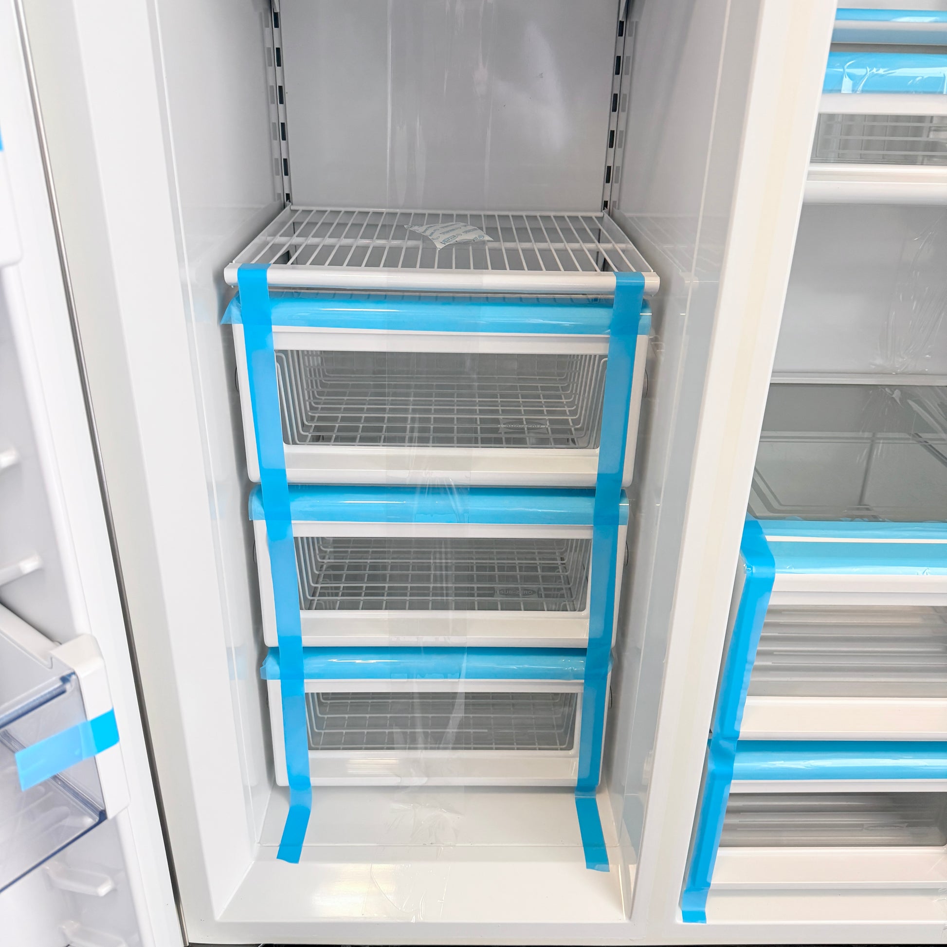 Refurbished: Sub-Zero 695/S 48” Side By Side Refrigerator Water/ Ice Dispenser Stainless Steel