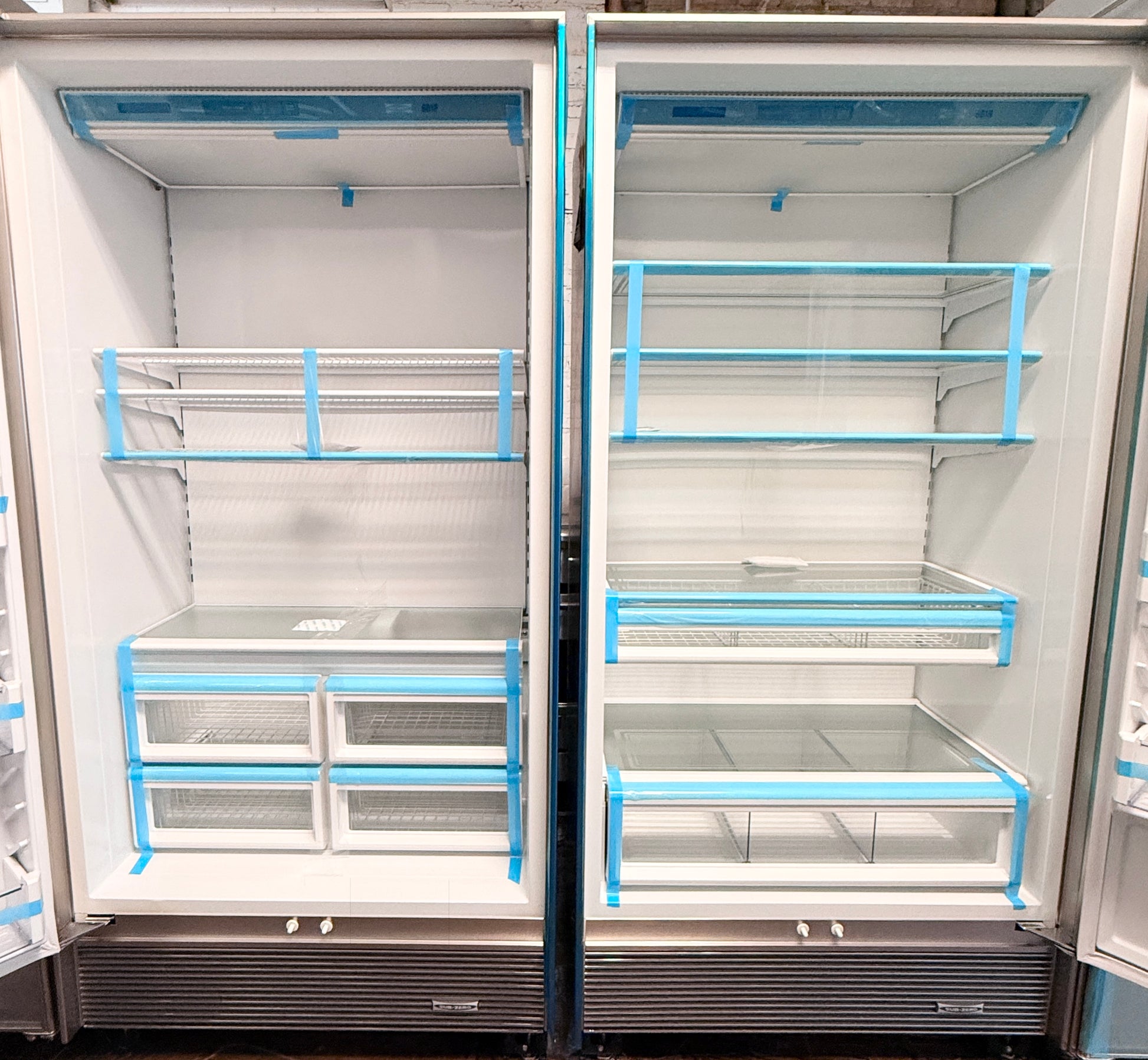 Refurbished: Sub-Zero 601F/0 + 601R/0 Set 36” (72”) Freezer & Refrigerator Panel Ready