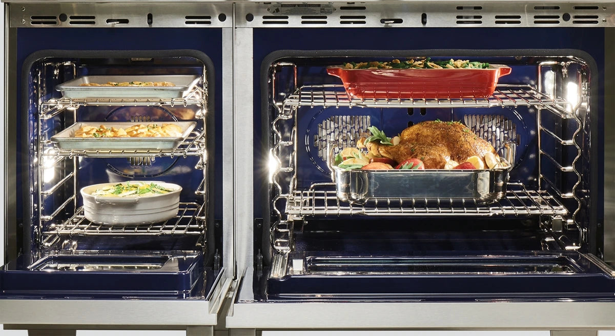 Used: Wolf® 48" Stainless Steel Pro Style Dual Fuel Range Model #: DF486GLP