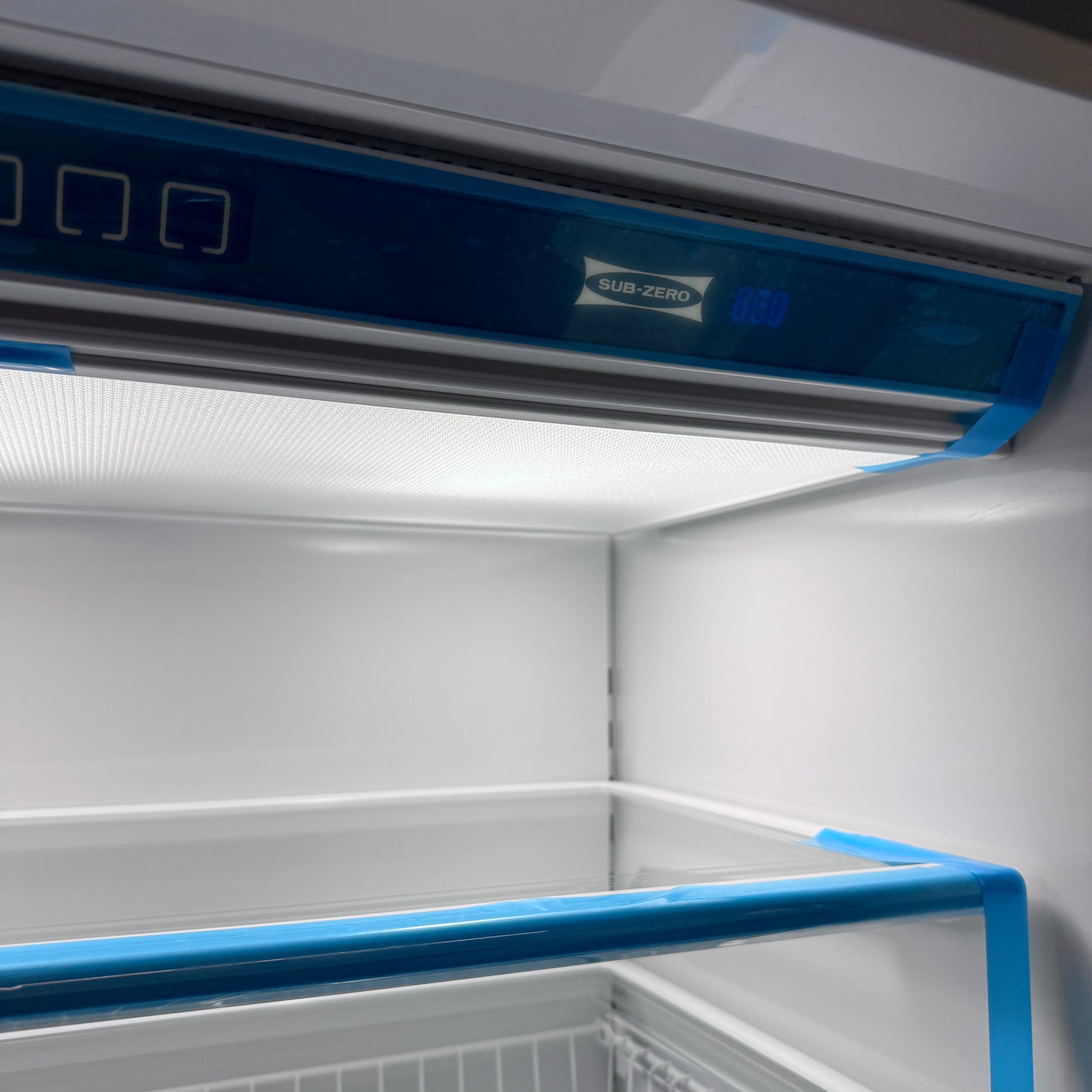 Refurbished: Sub-Zero 650/0 3 36” Bottom Freezer Refrigerator Panel Ready