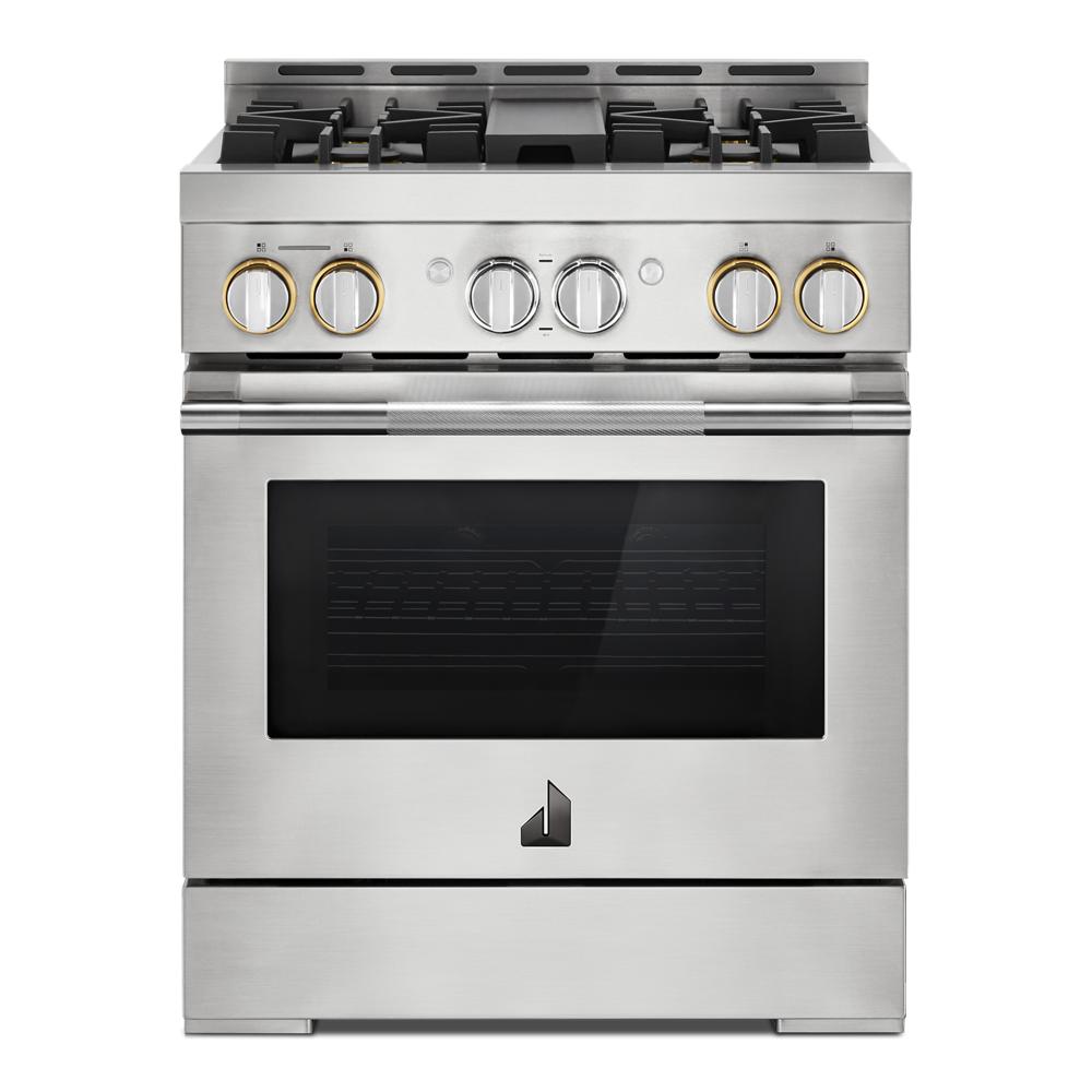 Used: RISE™ 30" Gas Professional Range Dual-Stacked PowerBurner and Halo-Effect Knobs