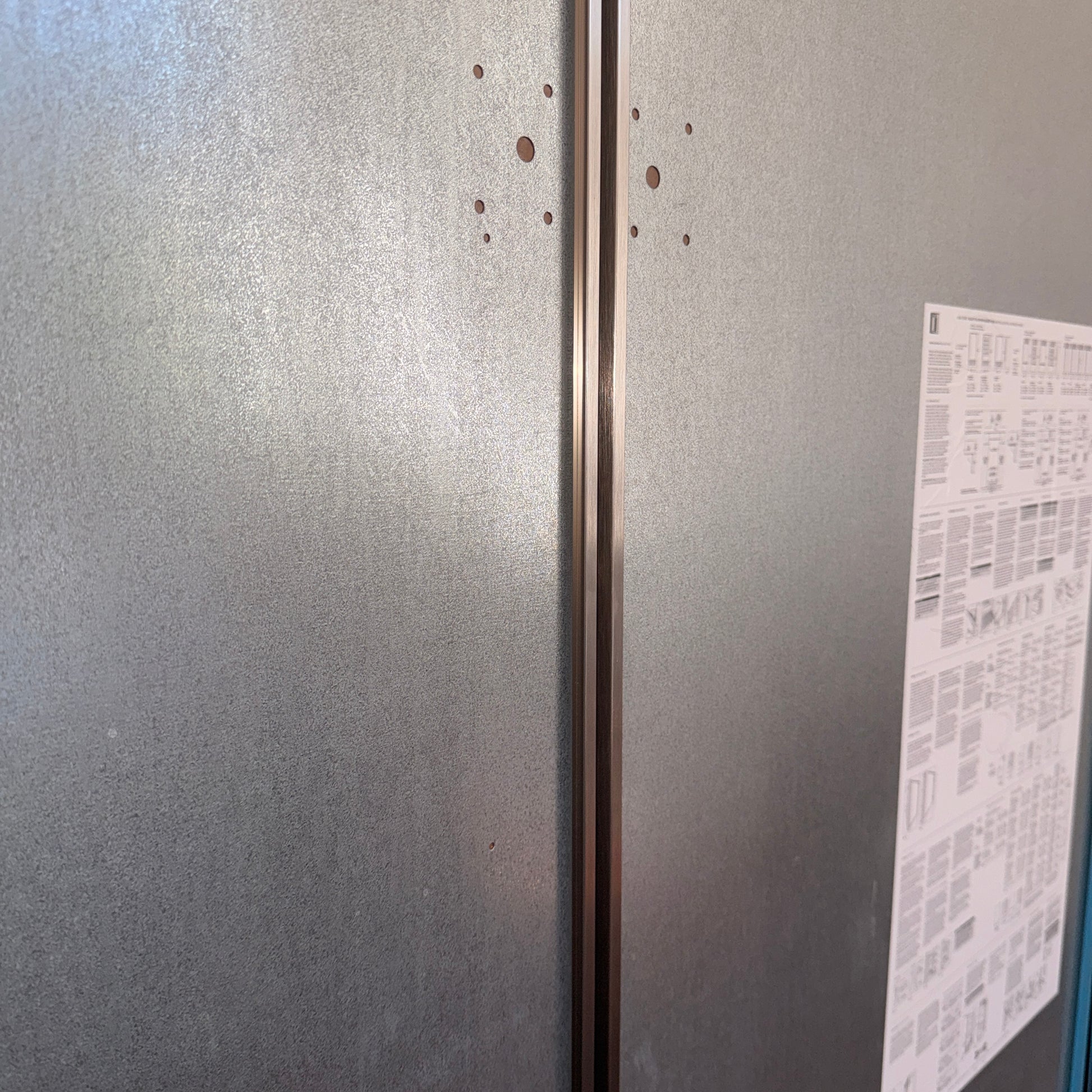 Sub-Zero 632/F 48” Overlay Panel Ready Built-In Side-by-Side Refrigerator/Freezer