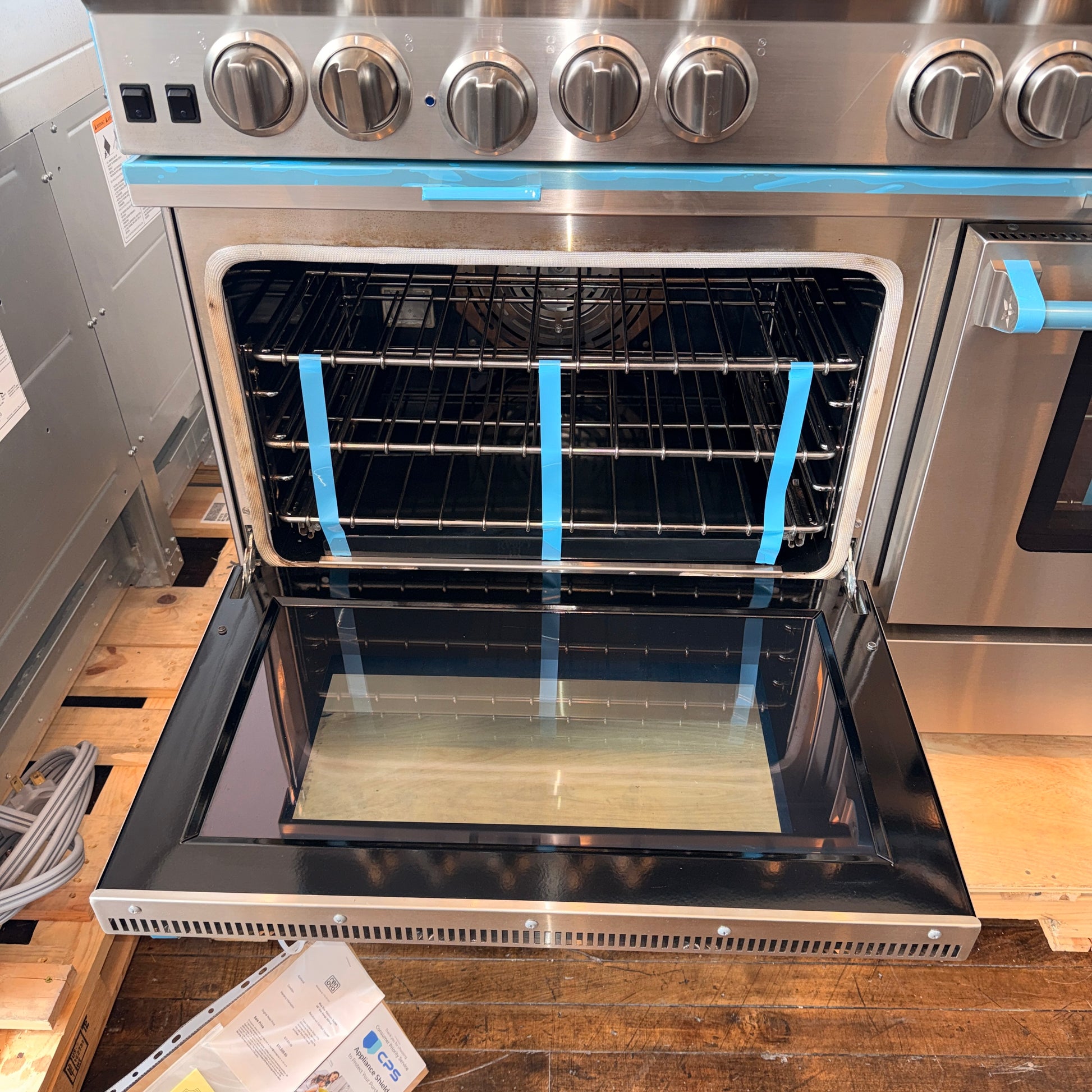 Refurbished: BlueStar BSP488B 48” Professional Gas Range 8 Burner Platinum Series