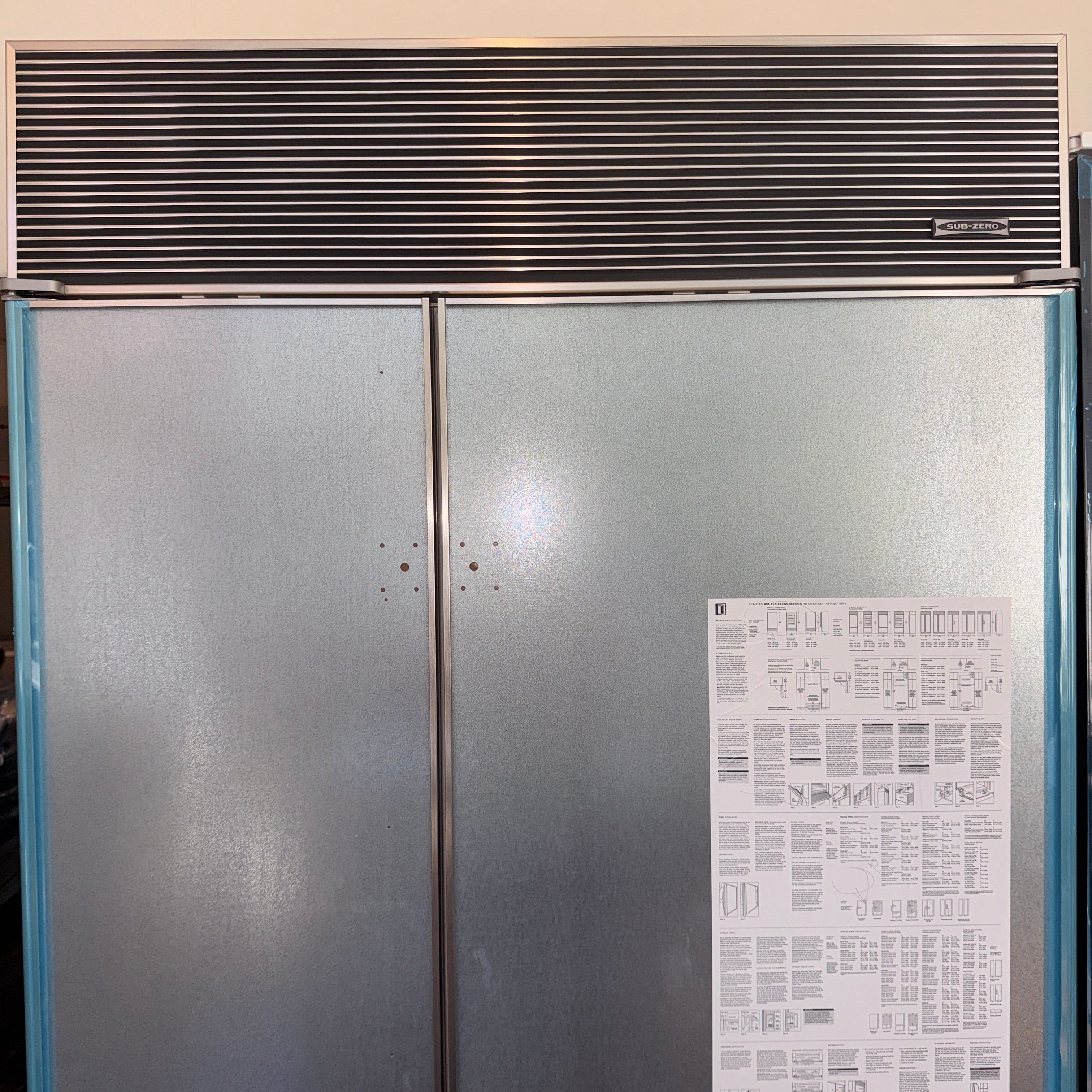 Sub-Zero 632/F 48” Overlay Panel Ready Built-In Side-by-Side