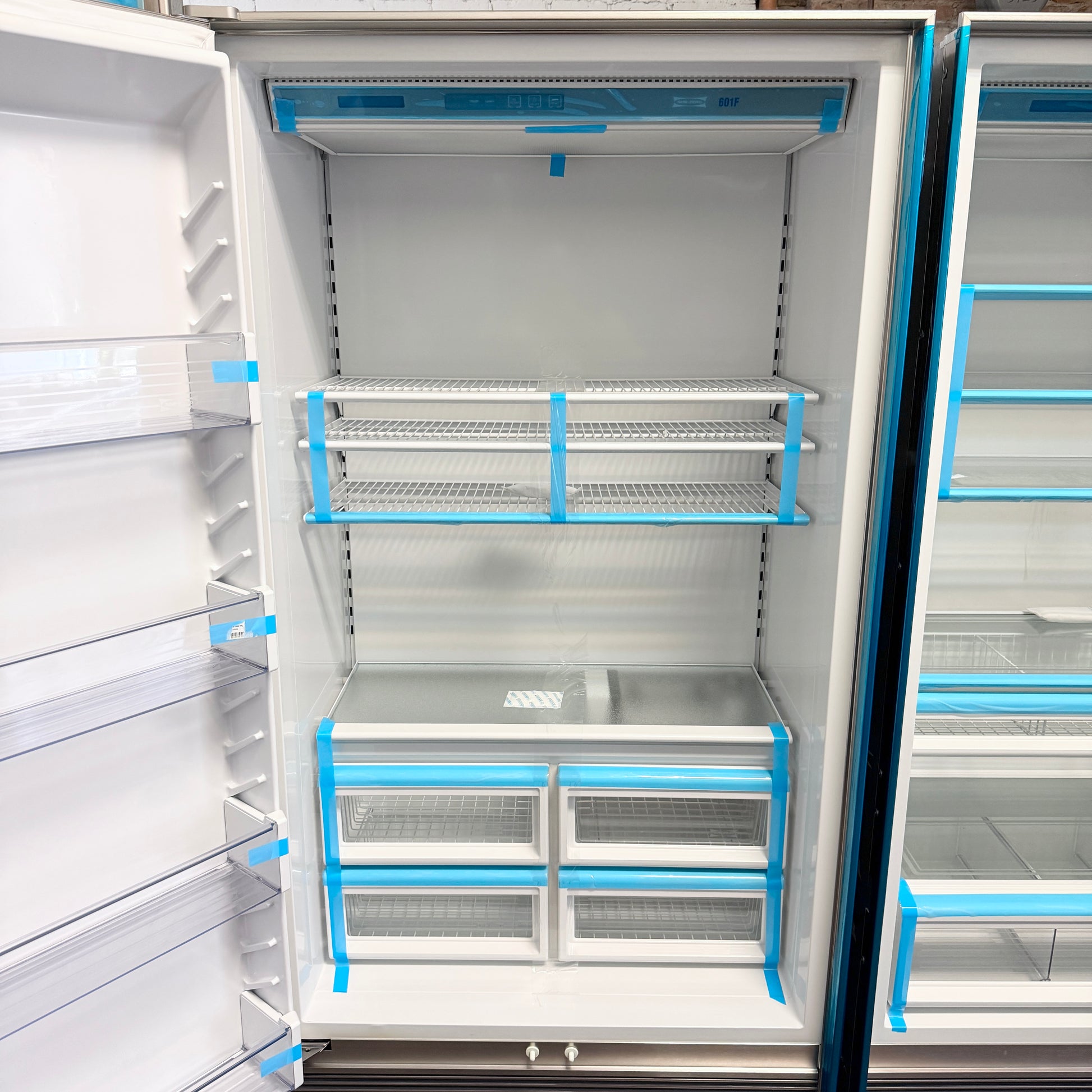 Refurbished: Sub-Zero 601F/0 + 601R/0 Set 36” (72”) Freezer & Refrigerator Panel Ready