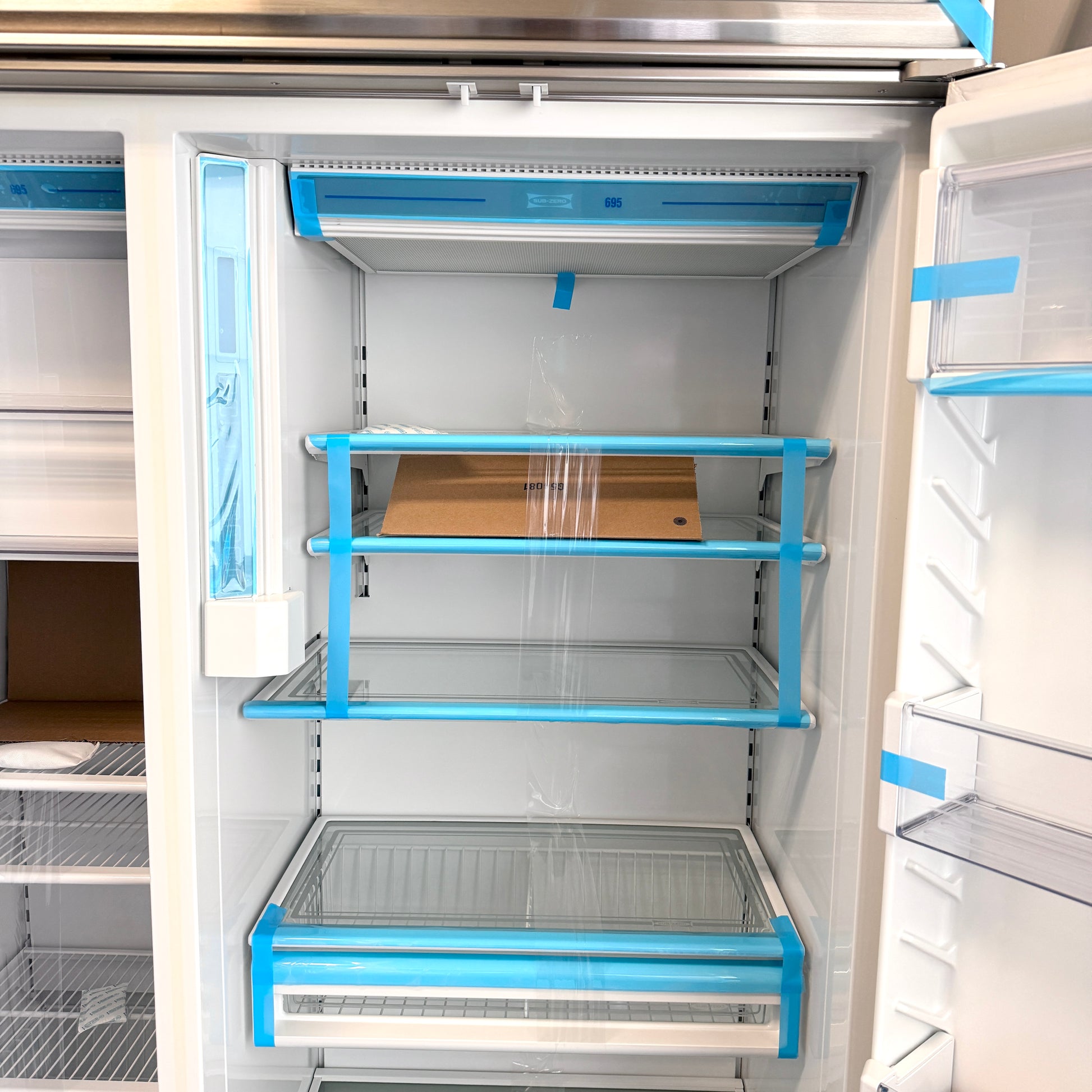 Refurbished: Sub-Zero 695/S 48” Side By Side Refrigerator Water/ Ice Dispenser Stainless Steel