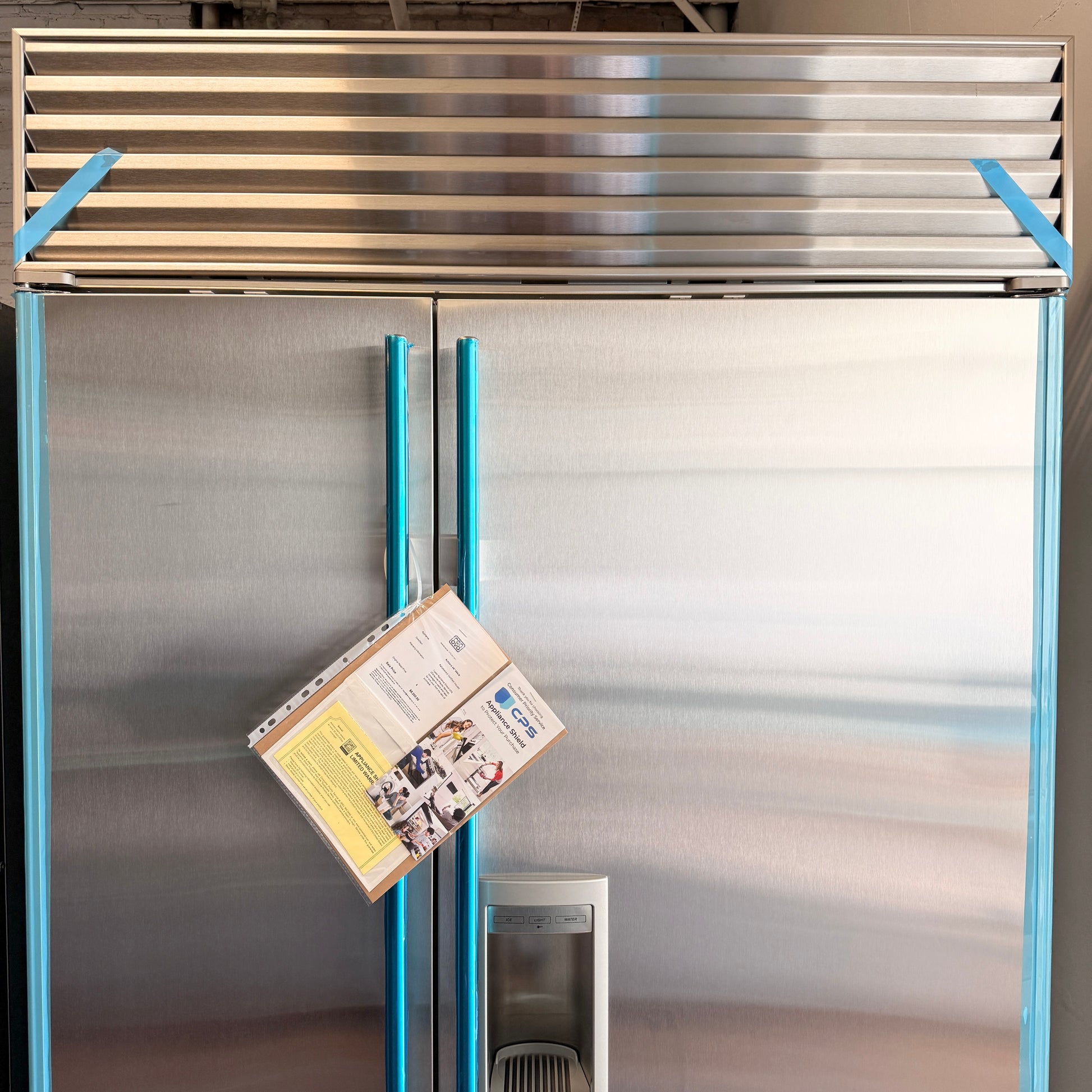 Refurbished: Sub-Zero 695/S 48” Side By Side Refrigerator Water/ Ice Dispenser Stainless Steel