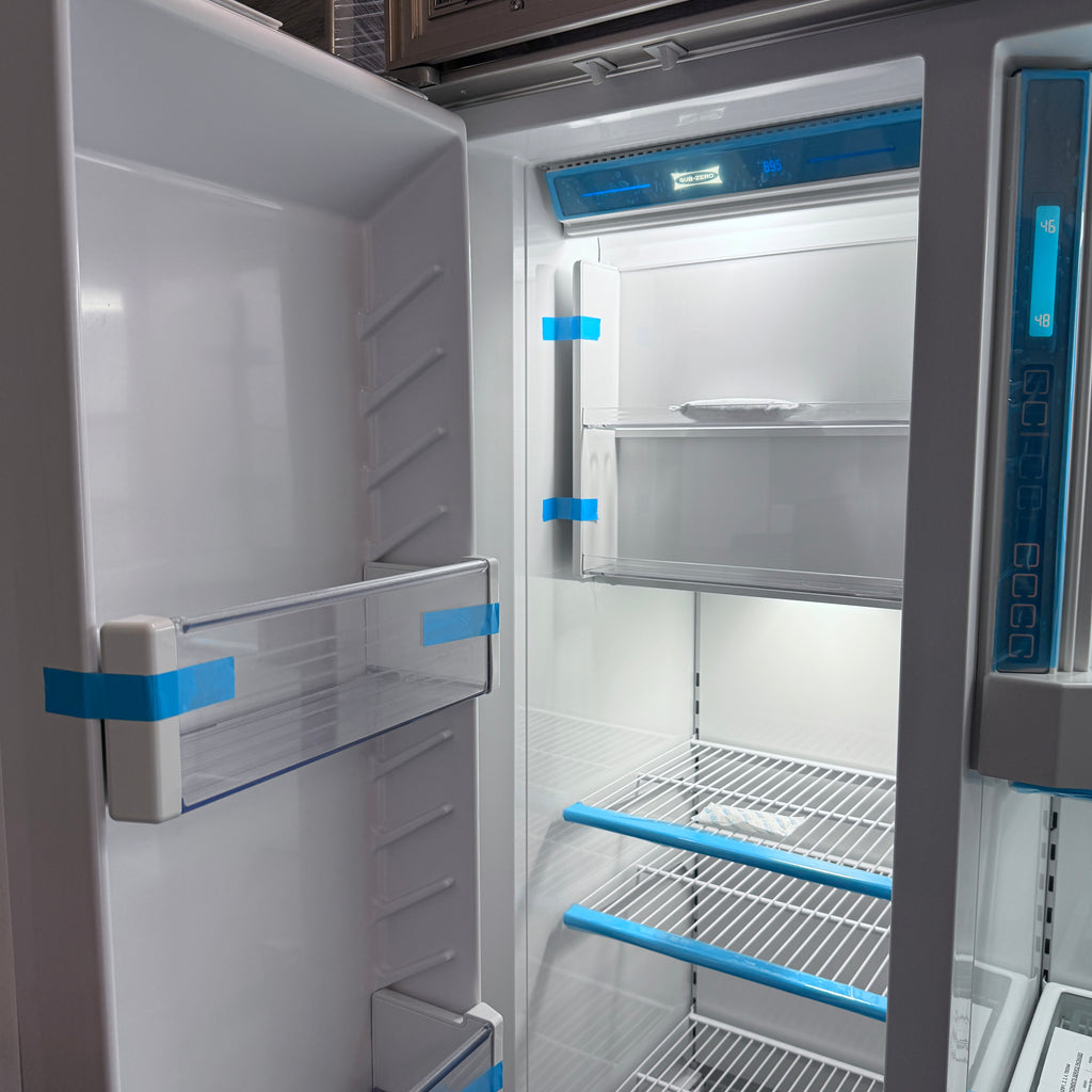 Refurbished: Sub-Zero 695/0 2 48” Side By Side Refrigerator Water/ Ice Dispenser Panel Ready