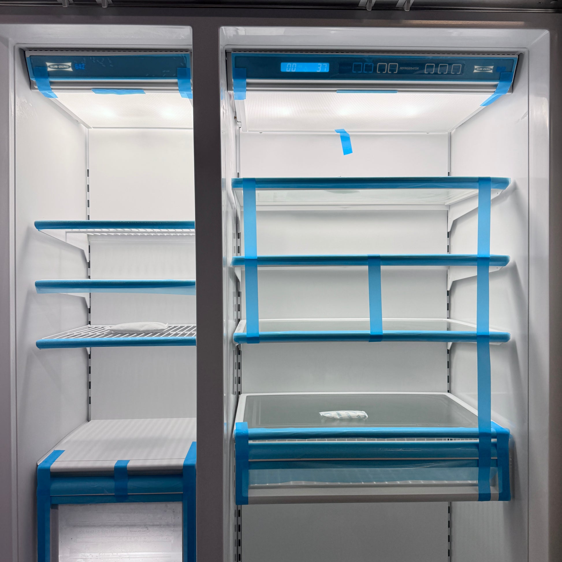 Refurbished: Sub-Zero 642 42” Side By Side Refrigerator Stainless Steel