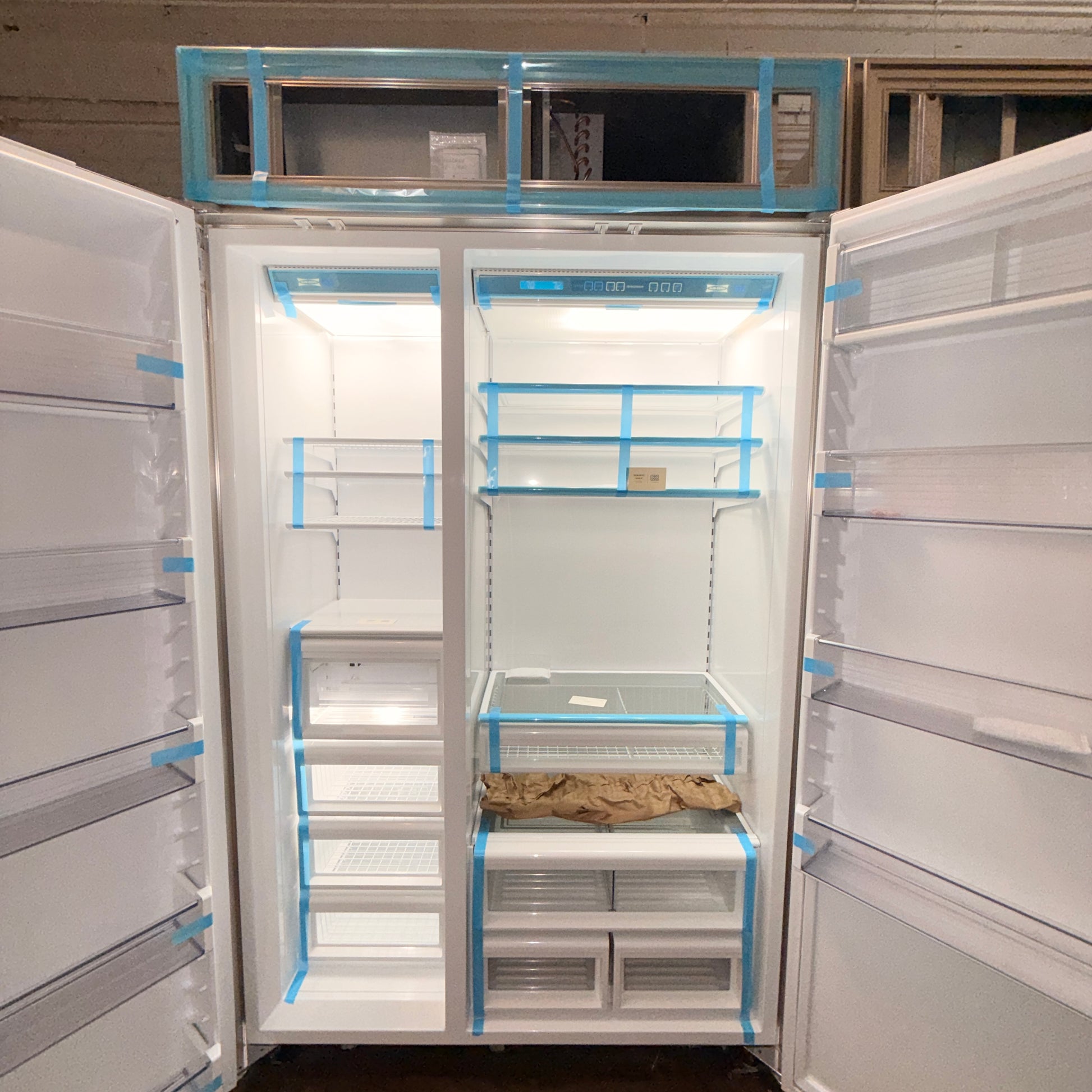 Refurbished: Sub-Zero 632/O 48” Built-In Side-by-Side Refrigerator Freezer | Panel Ready