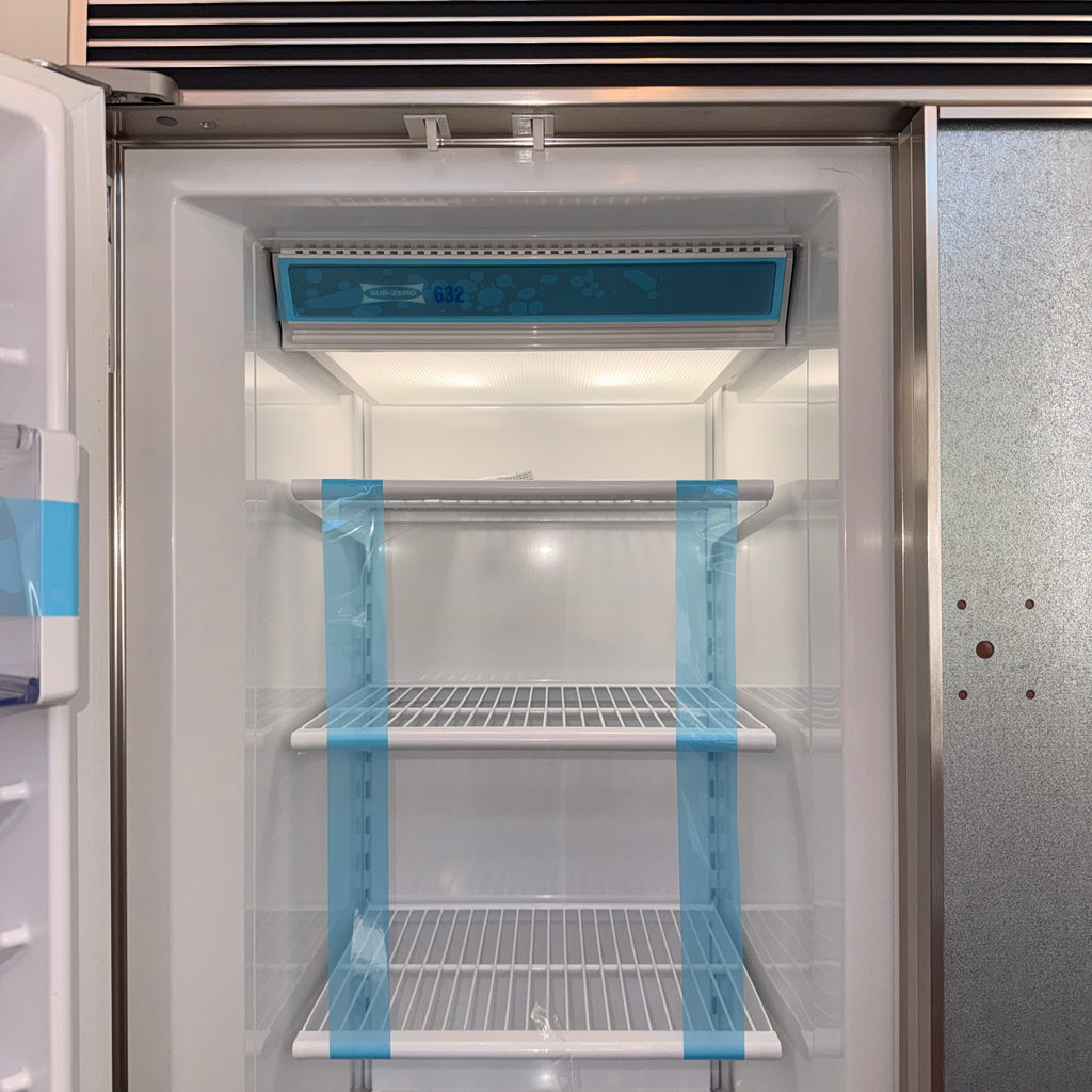 Sub-Zero 632/F 48” Overlay Panel Ready Built-In Side-by-Side Refrigerator/Freezer