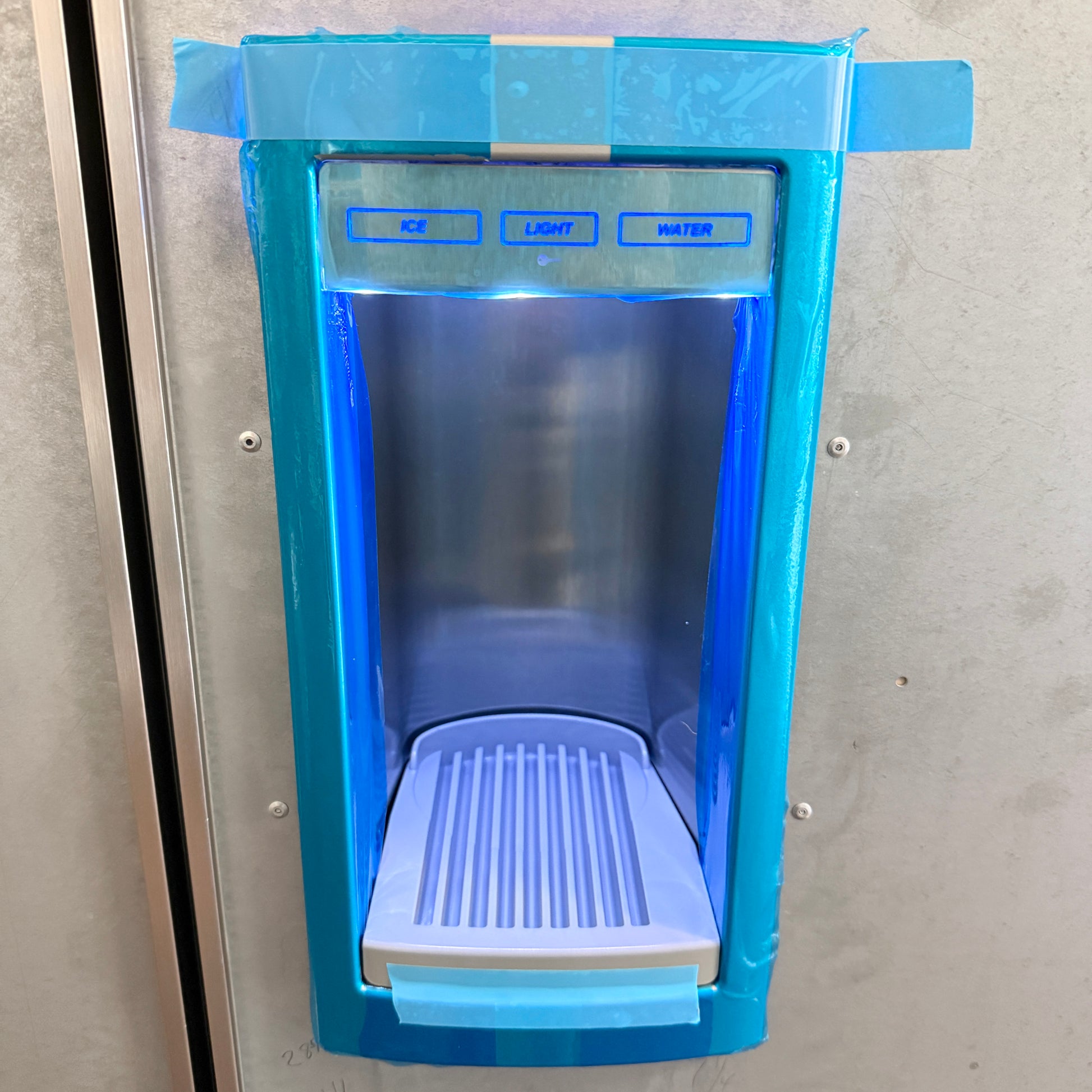 Refurbished: Sub-Zero 695/0 2 48” Side By Side Refrigerator Water/ Ice Dispenser Panel Ready