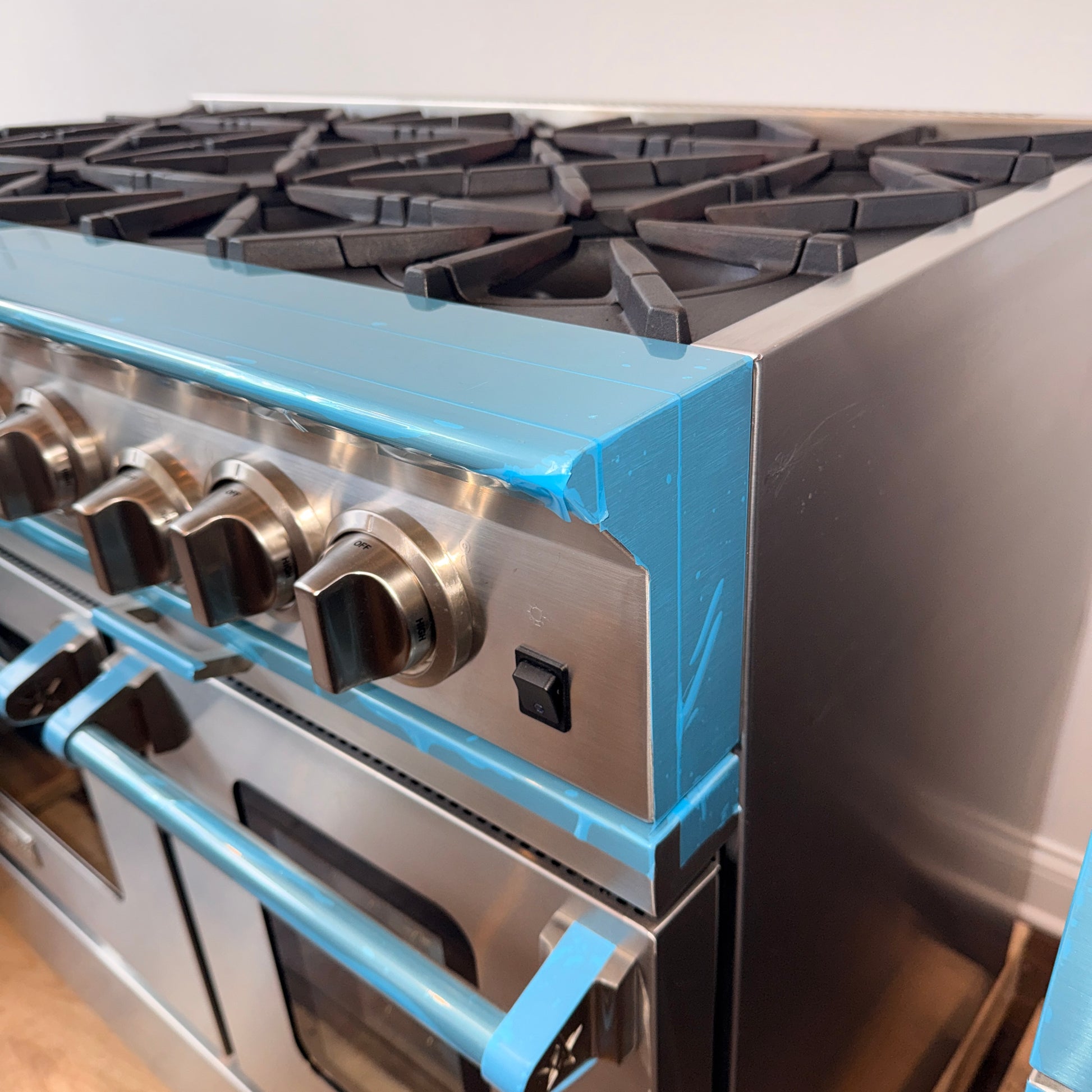 Refurbished: BlueStar BSP488B 48” Professional Gas Range 8 Burner Platinum Series