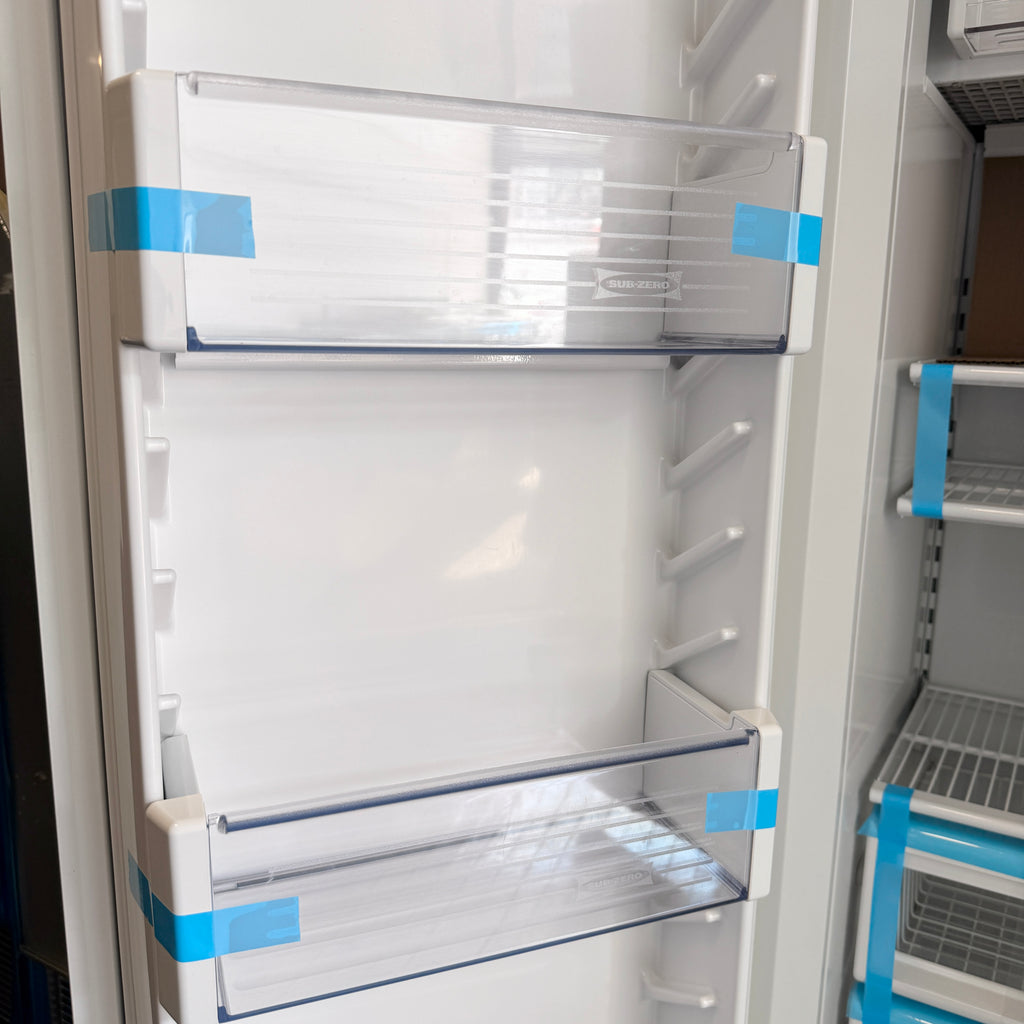Refurbished: Sub-Zero 695/S 48” Side By Side Refrigerator Water/ Ice Dispenser Stainless Steel