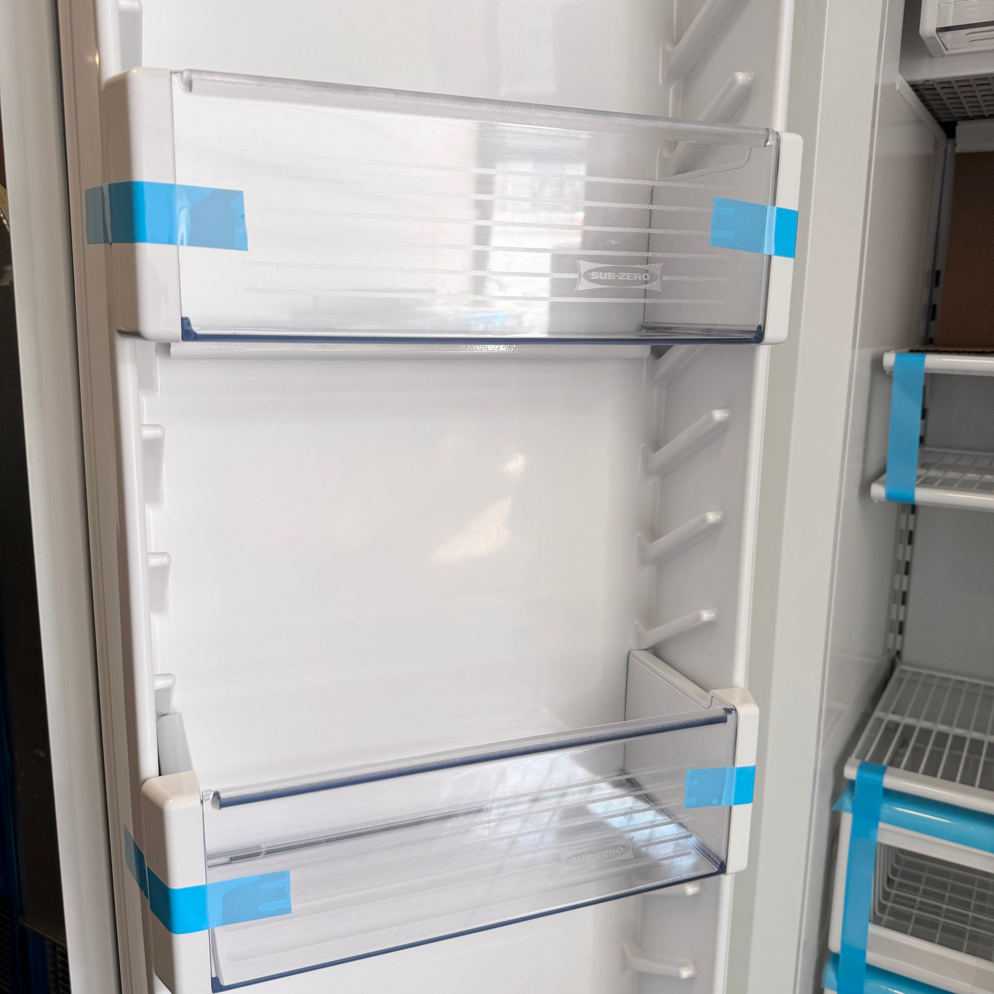 Refurbished: Sub-Zero 695/S 48” Side By Side Refrigerator Water/ Ice Dispenser Stainless Steel