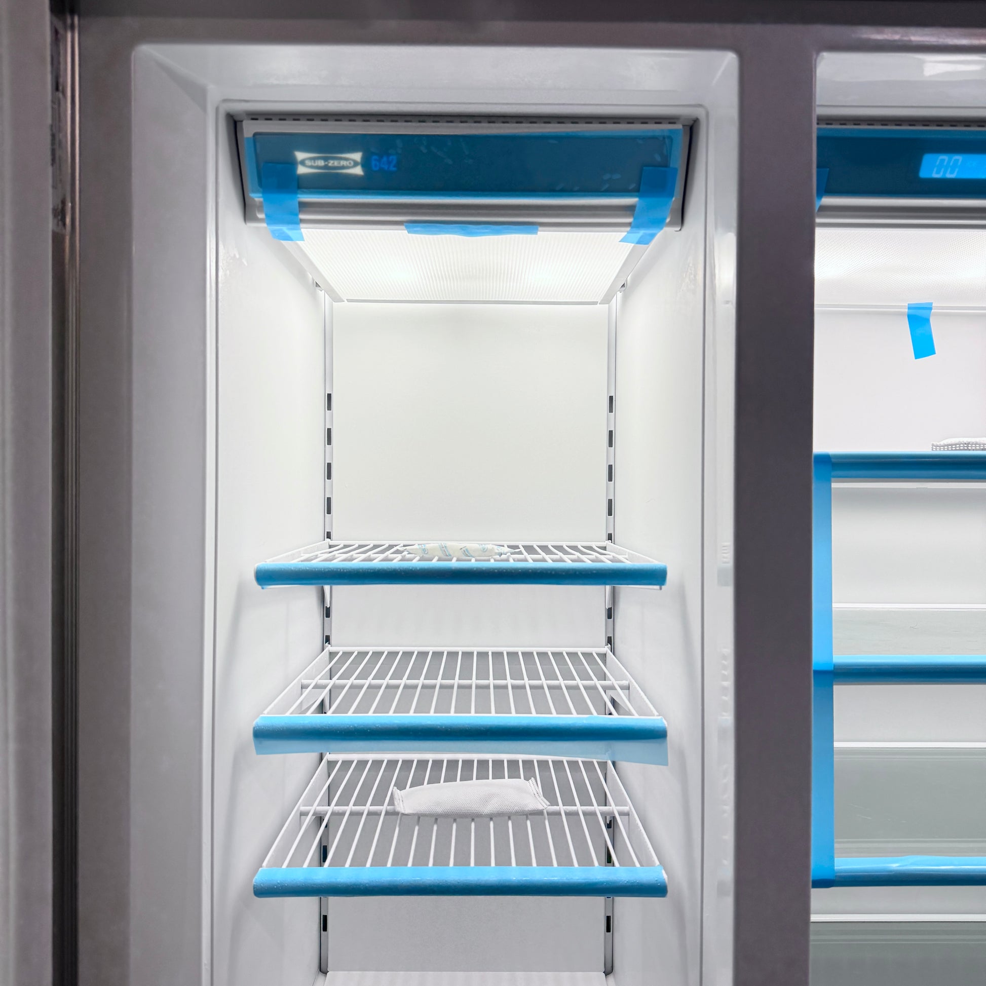 Refurbished: Sub-Zero 642 42” Side By Side Refrigerator Stainless Steel