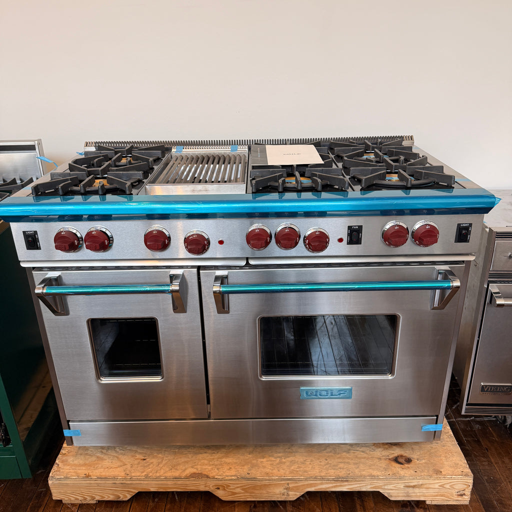 Refurbished: Wolf R486G 48” Gas Range Stove