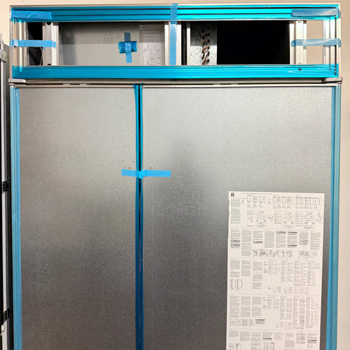 Refurbished: 632/0 48” Side By Side Refrigerator Panel Ready