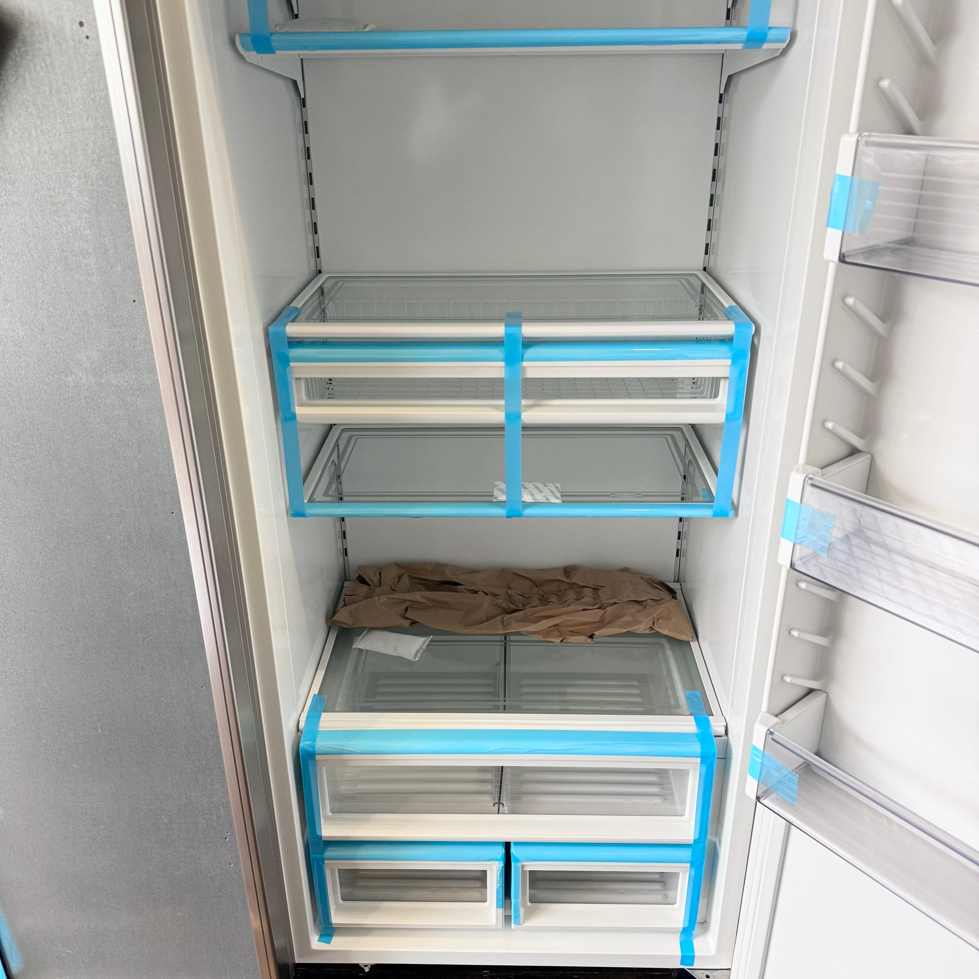 Refurbished: Sub-Zero 632/F 3 48” Side By Side Refrigerator Framed Panel Ready