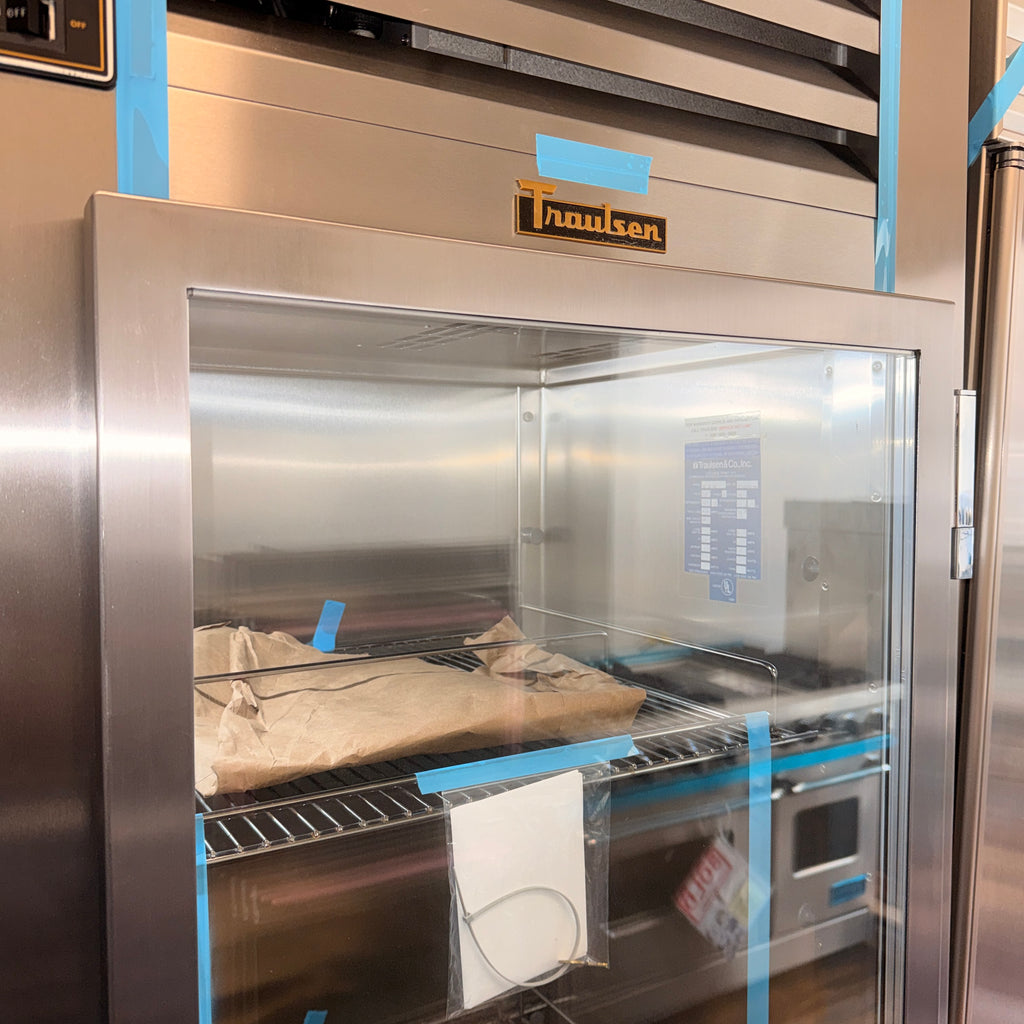 Refurbished: Traulsen UR30WT 30” Glass Door Commercial Wine Refrigerator with Key Lock