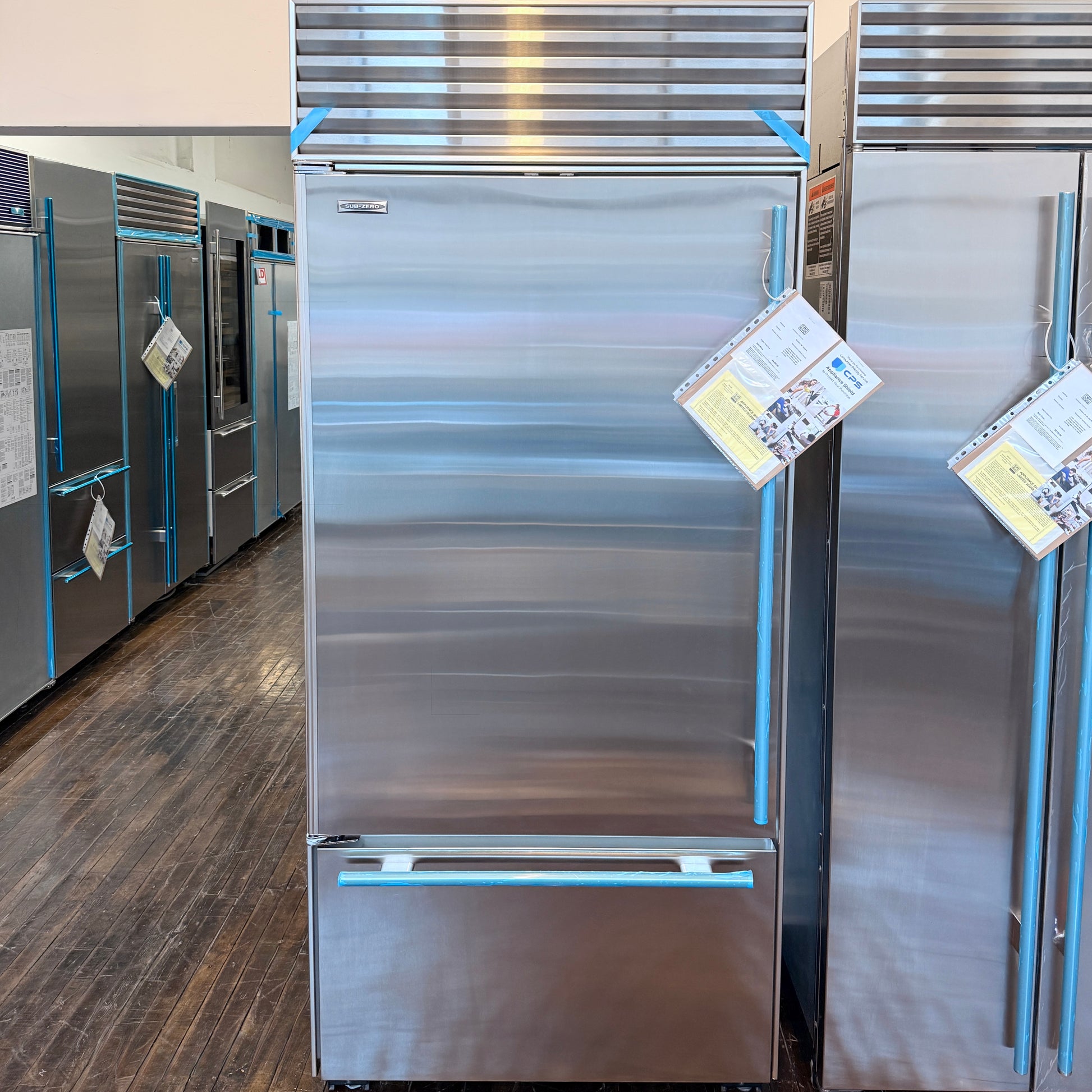 Refurbished: Sub-Zero 650/S 2 36” Bottom Freezer Refrigerator Stainless Steel