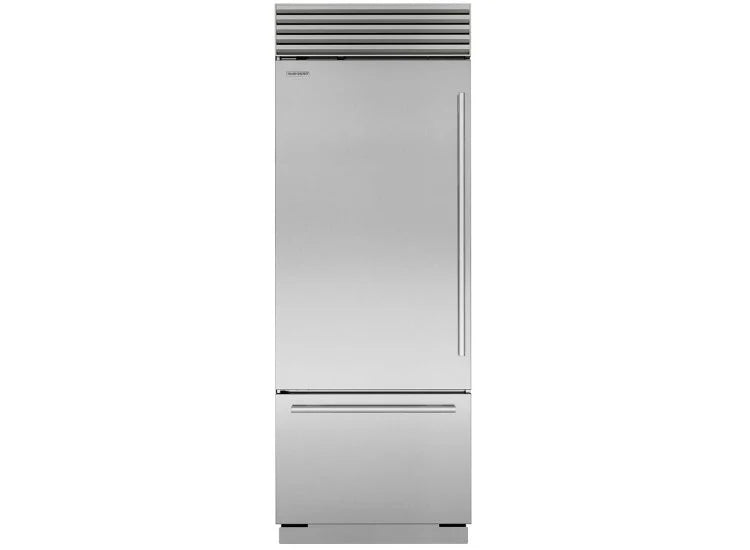 Used: Sub-Zero Classic 17 Cu. Ft. Over-And-Under Refrigerator With Internal Dispenser, Tubular Handle Left-Hinge 30-Inch Wide in Stainless Steel - CL3050UID/S/T/L