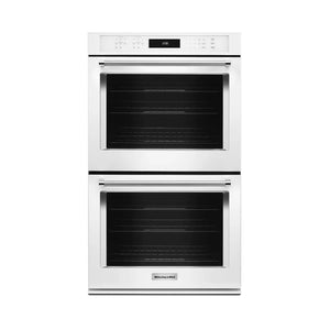 New: KitchenAid® 30" White Electric Built In Double Oven Model #: KODE500EWH