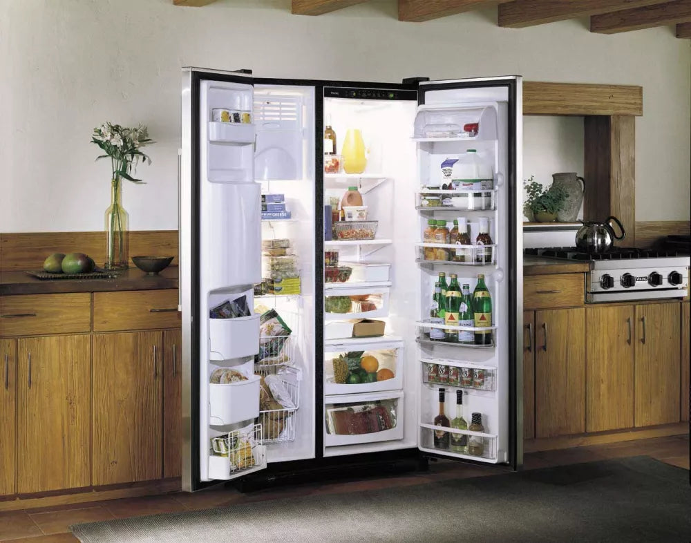 Used: Viking Professional Series VCSF036DSS 21.6 cu. ft. Counter-Depth Side by Side Refrigerator Professional Door Style