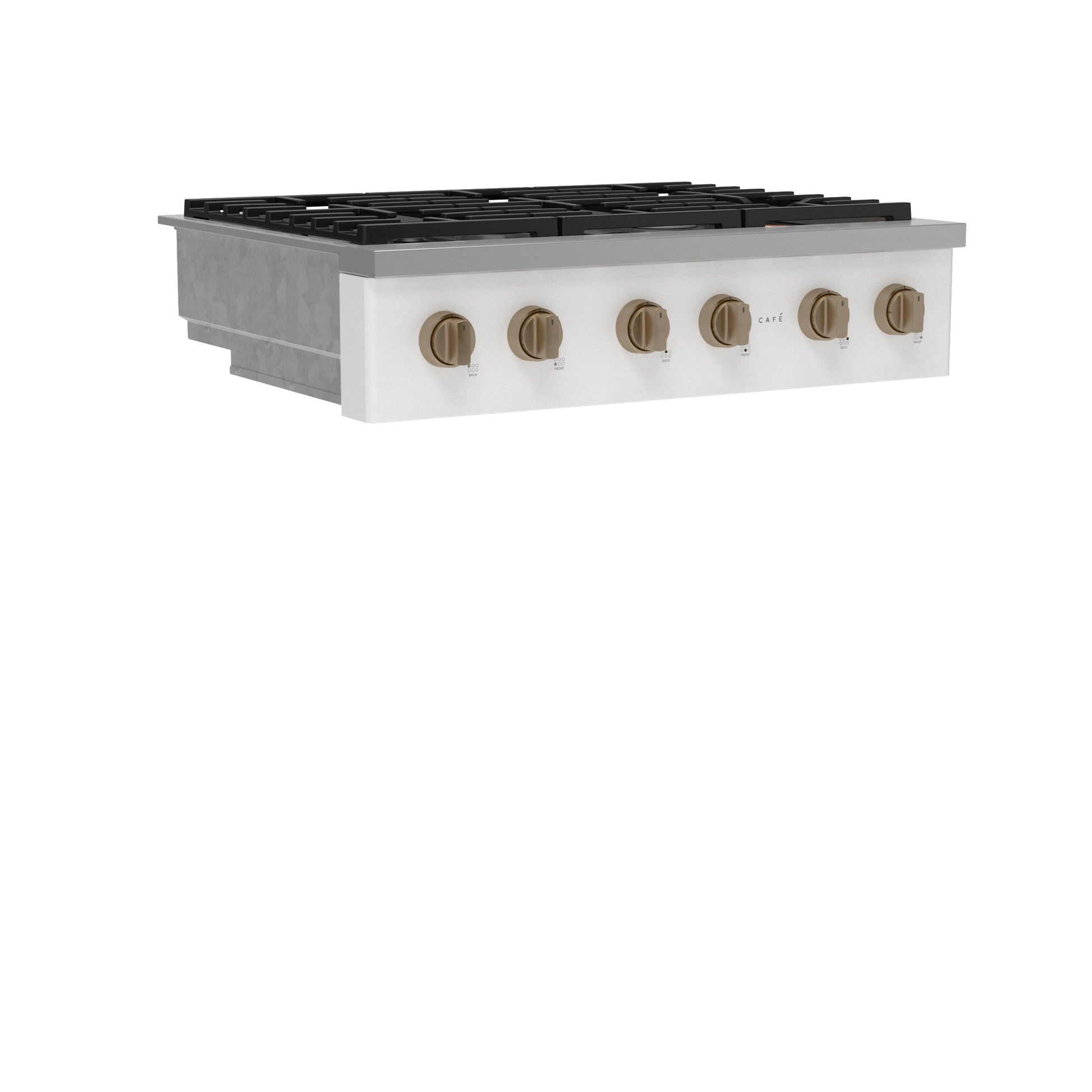 New: CAFÉ™ 36" Commercial-Style Gas Rangetop with 6 Burners (Natural Gas) CAFE Model #CGU366P4TW2