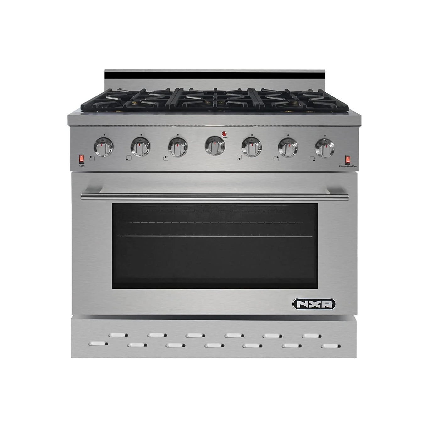 Used: NXR 36" Stainless Steel Pro-Style Natural Gas Range with 5.5 cu.ft. Convection Oven SC3611